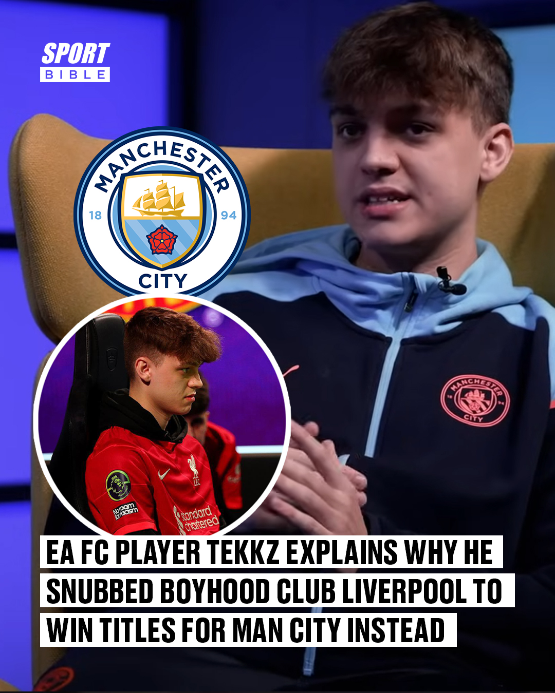 SPORTbible - 🚨 EXCLUSIVE 🚨 👀 Tekkz is a huge Liverpool... | Facebook