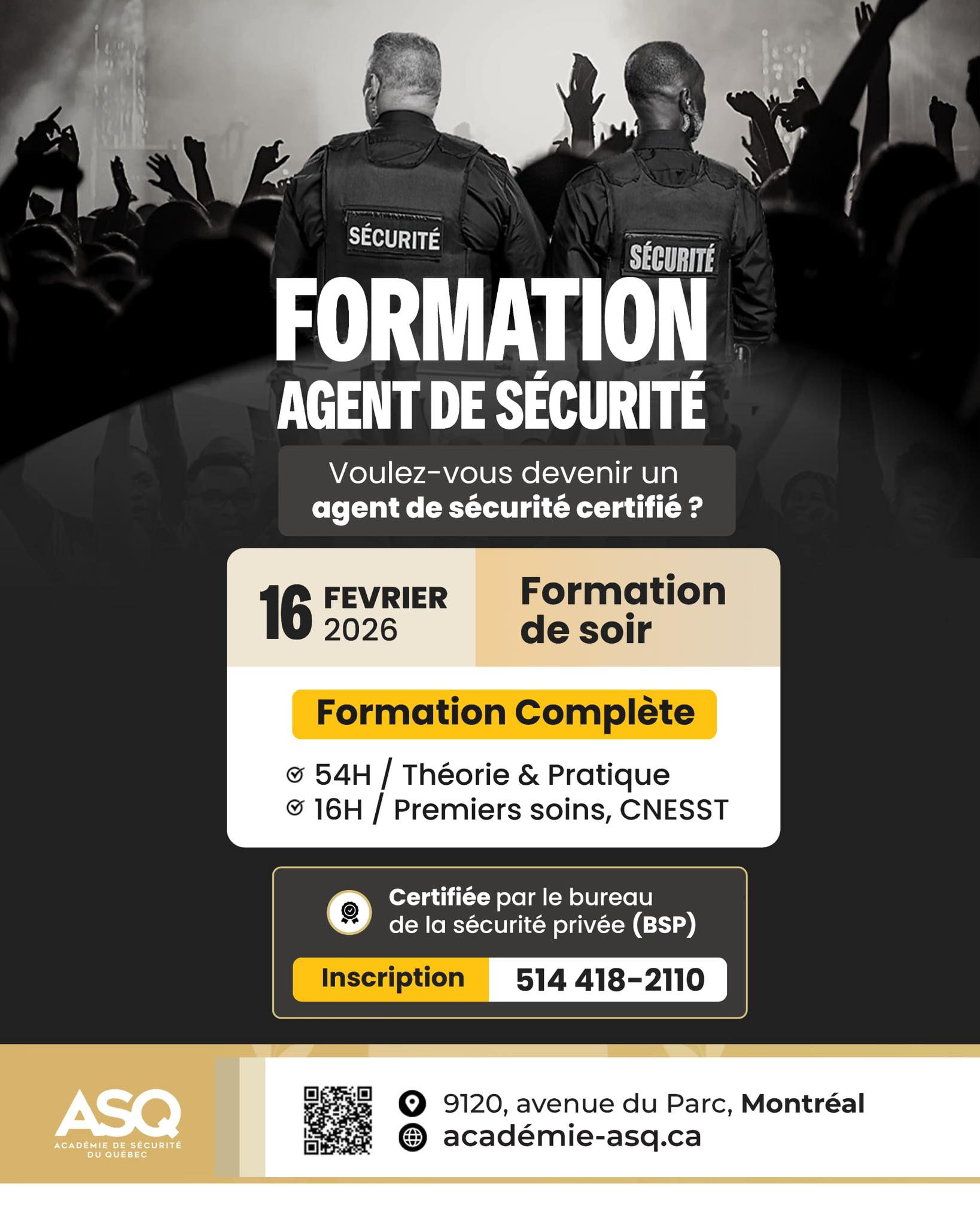 Académie de Sécurité du Québec | Montreal QC