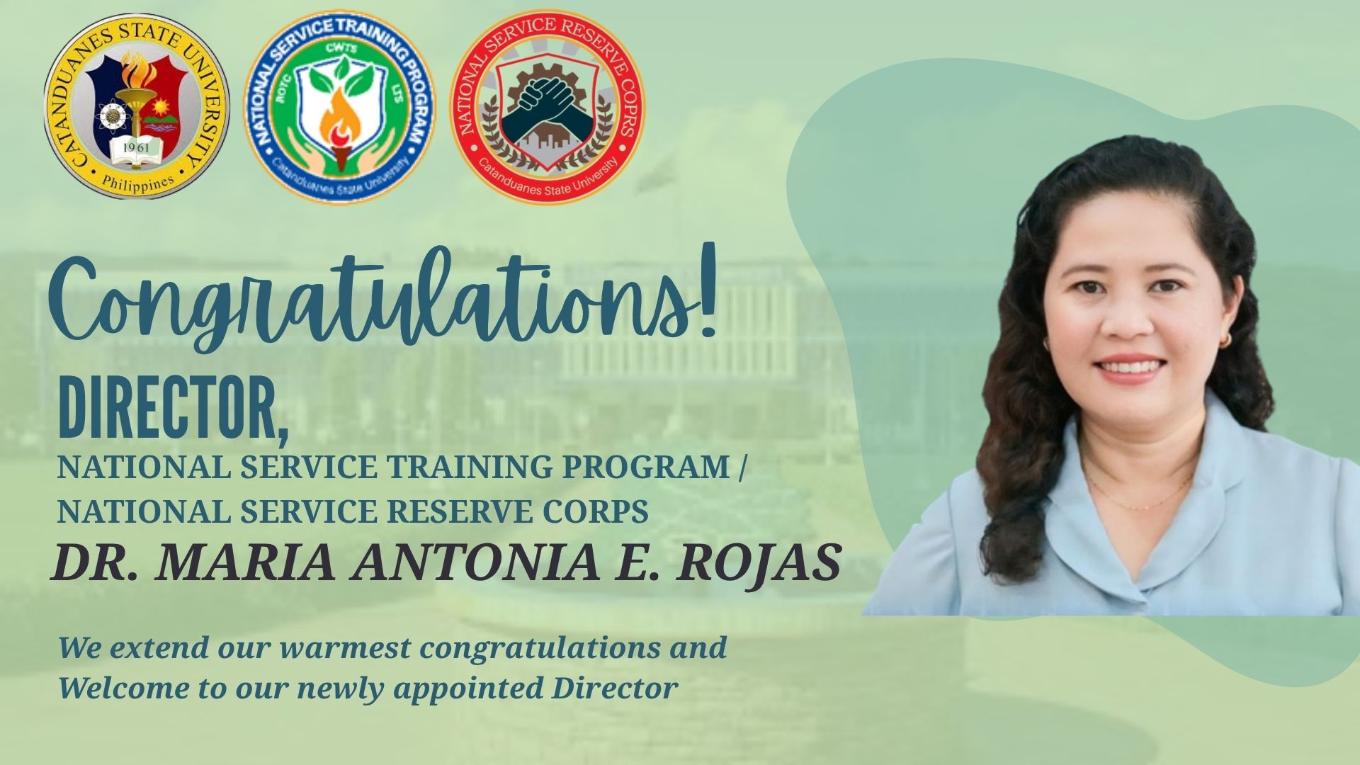 Catanduanes - Warmest congratulations and welcome, 𝓓𝓻. 𝓜𝓪𝓻𝓲𝓪 𝓐𝓷𝓽𝓸𝓷𝓲𝓪 𝓔 ...
