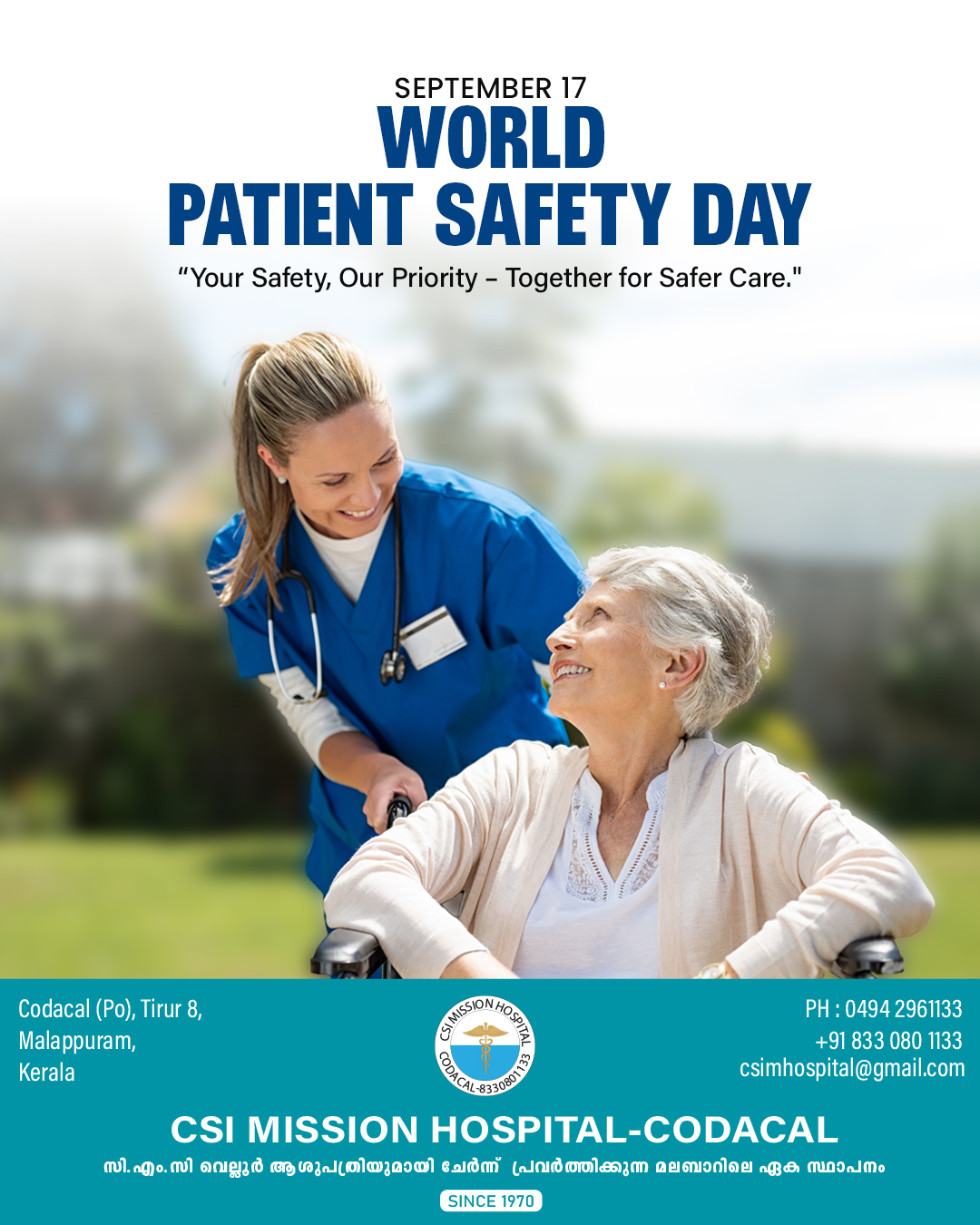 CSI - 💙🩺 Safety is the foundation of trust in healthcare. . On this ...