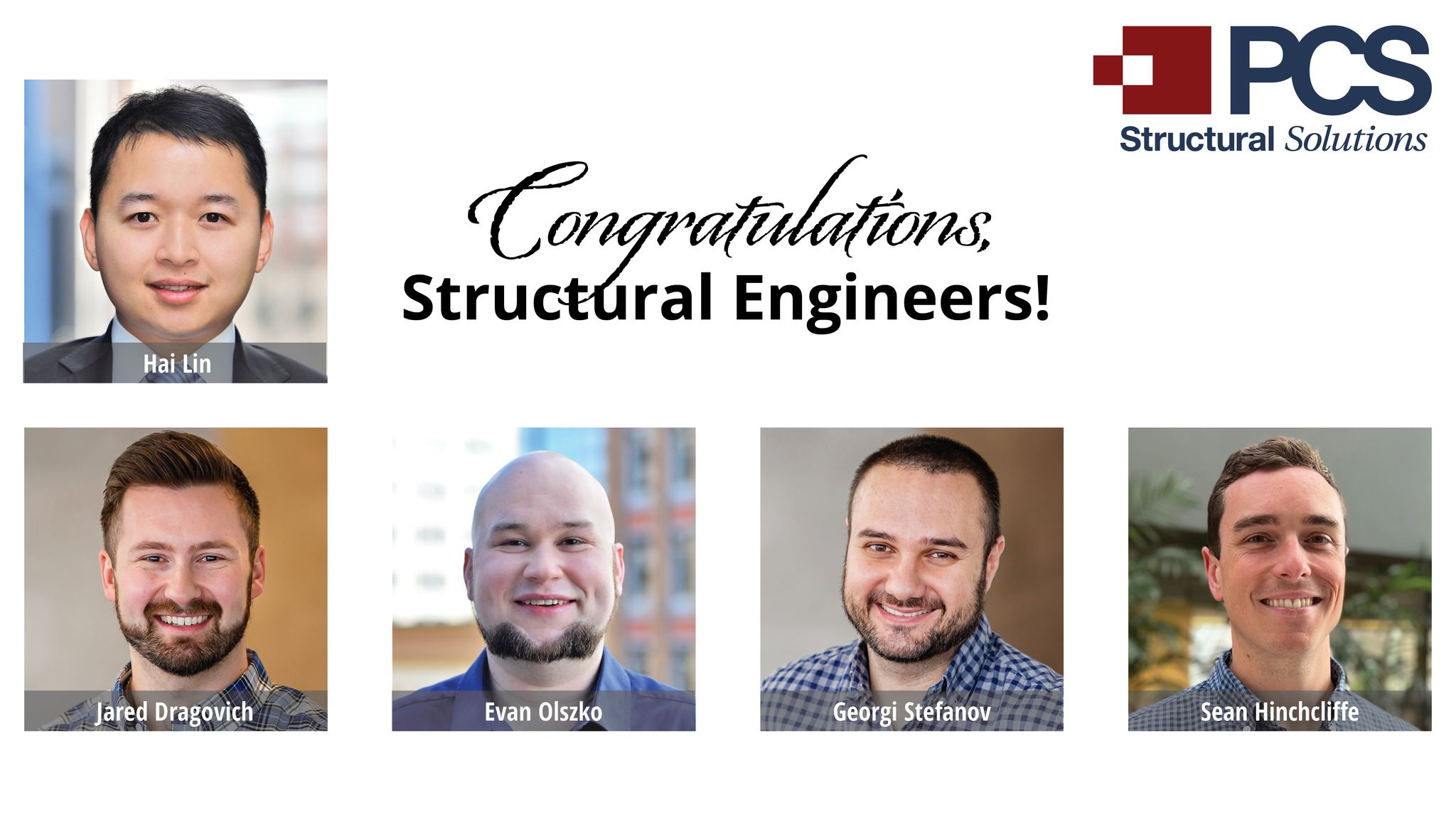 Congratulations to our new... - PCS Structural Solutions