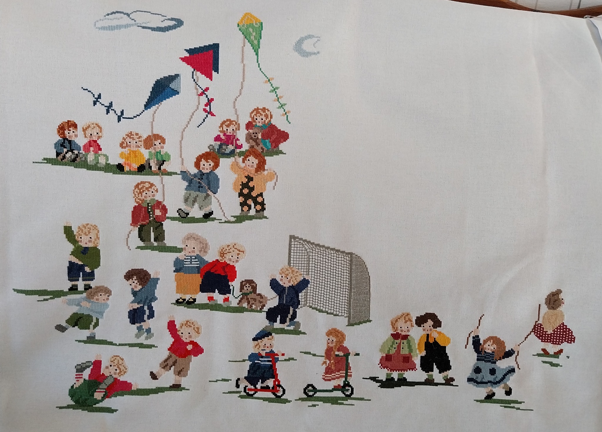 A a demande de certaines personnes, voici la photo de la broderie