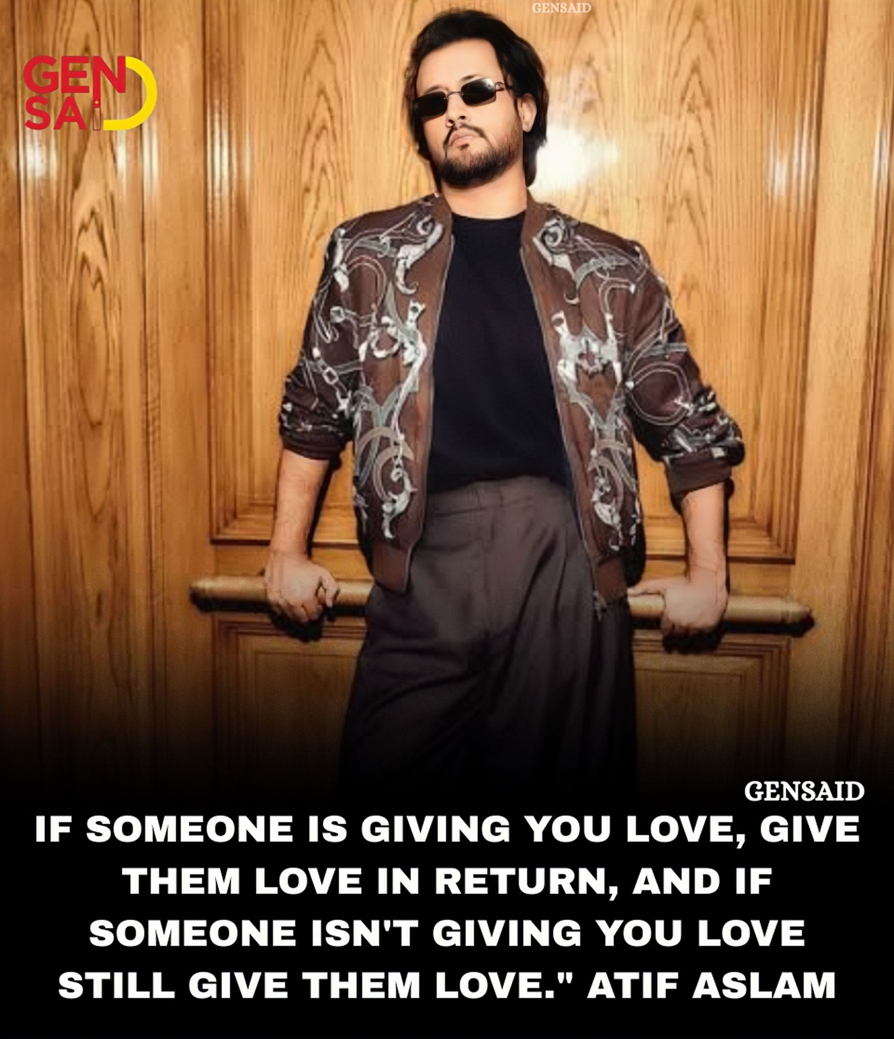 Gensaid - Atif Aslam reminds us that kindness always wins — agar koi ...
