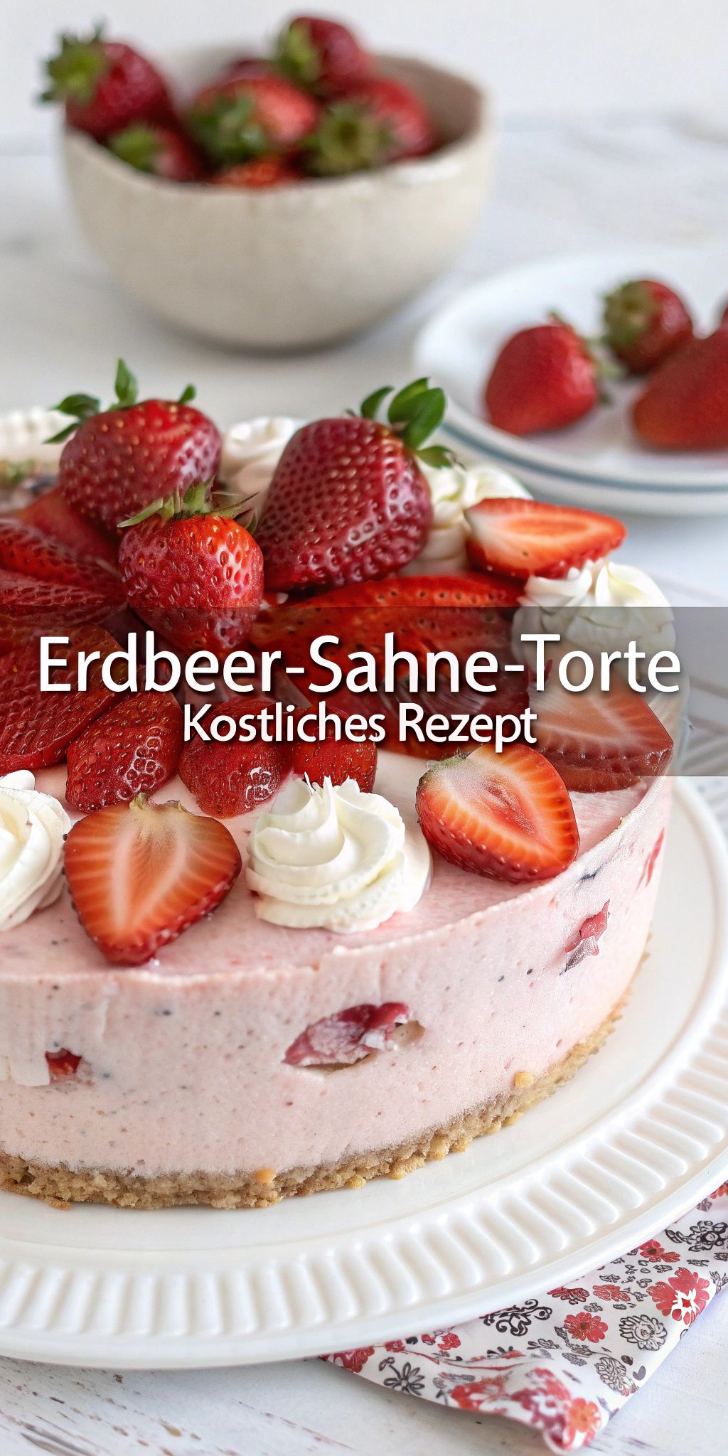 Wunderbar Erdbeer Sahne Torte Rezepte Bilder