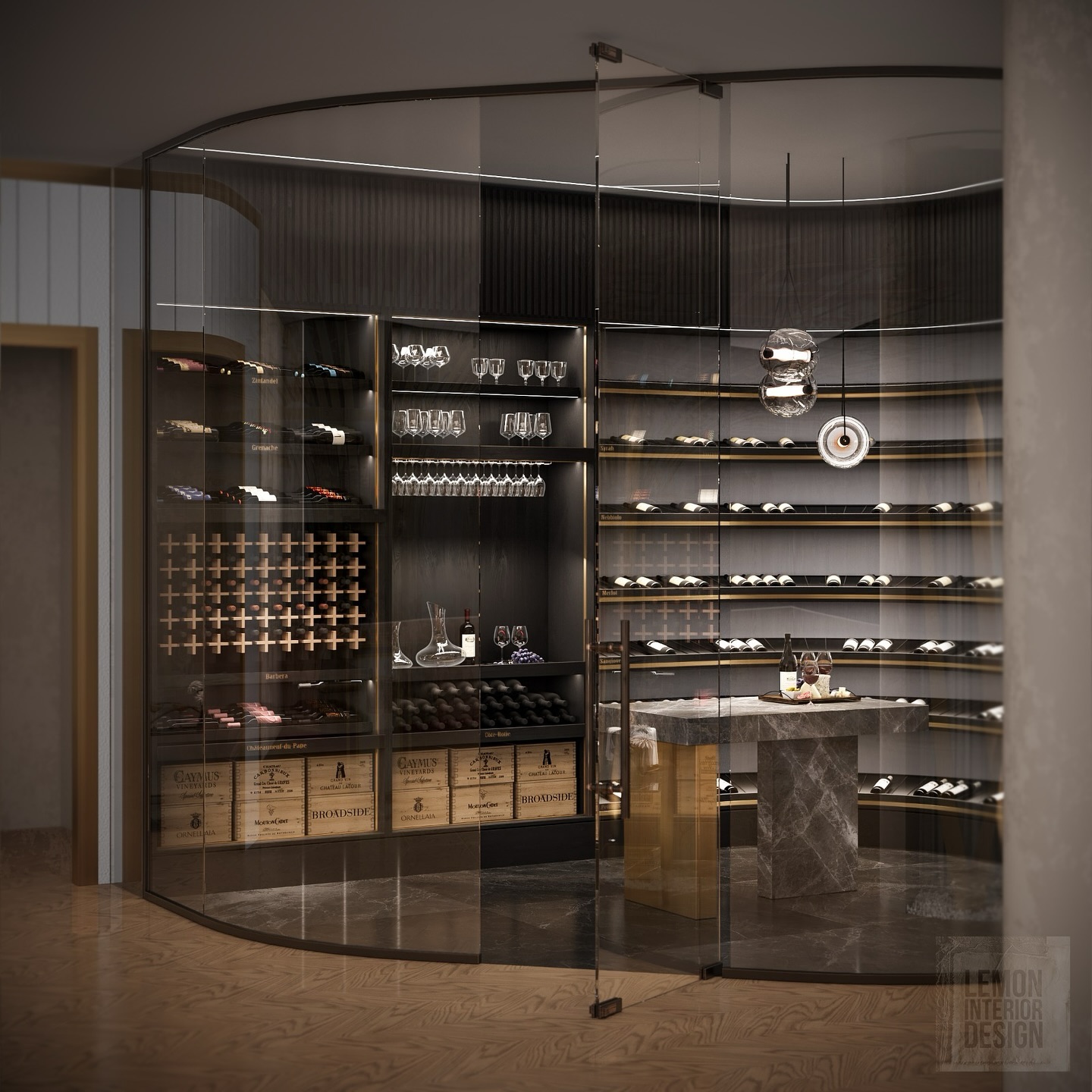 A wine corner inside you house is... - Lemon Interior Design | Facebook