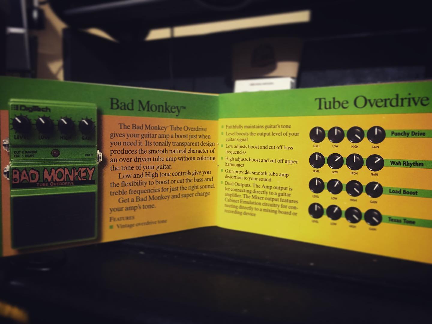 Digitech Bad Monkey pedal for $50