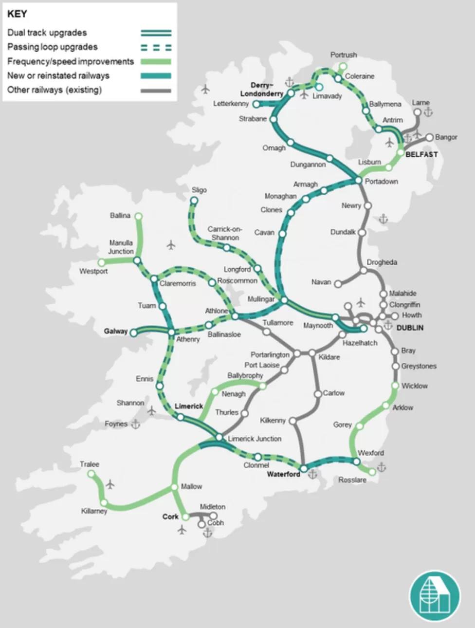 We Are Tyrone - Restoration of the train line between...