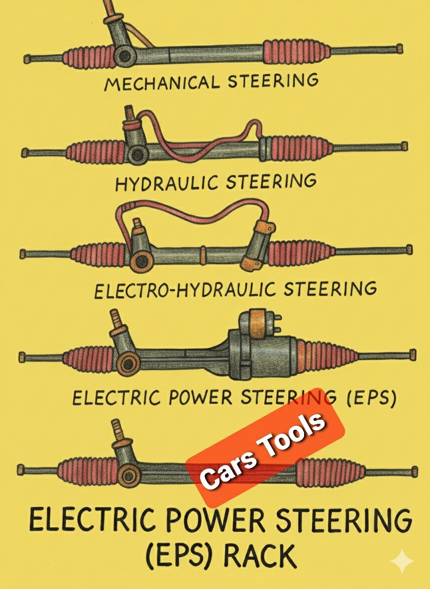Cars Tools - 🔧🚗 Types of Steering Systems Explained! 🌀 1️⃣... | Facebook