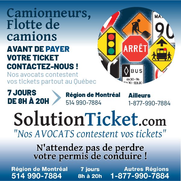 Truck - Infractions au fiche journalière -Log Book Solution Ticket est ...
