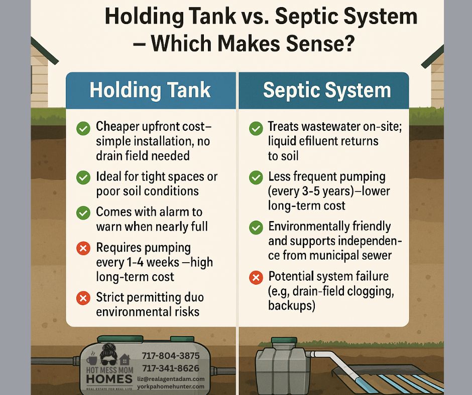 Liz - 🚽 Holding Tank vs. Septic System — Which Makes Sense? 🏡 Ever ...