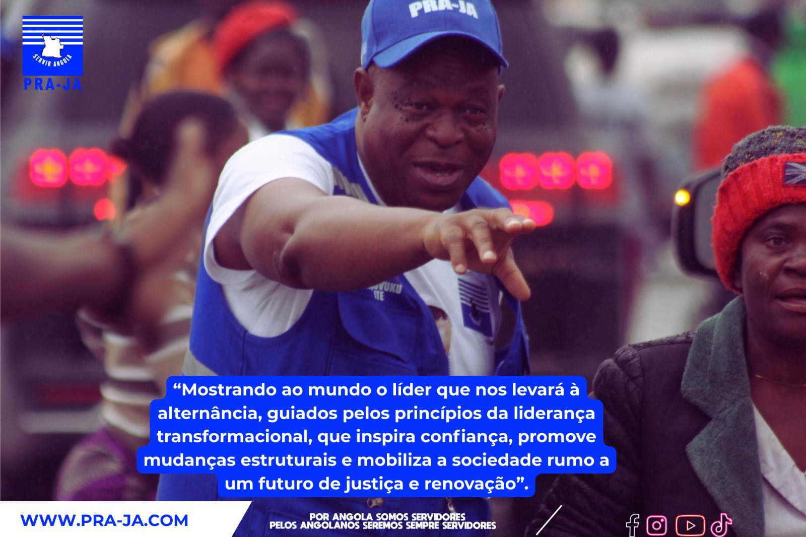 PRA - 🟦⬜️🟦 Mostrando ao mundo o líder que nos levará à alternância ...