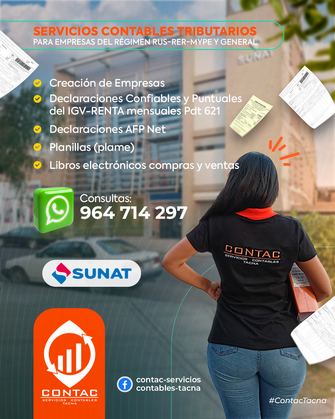 Contac - Servicios Contables - Tacna | Tacna