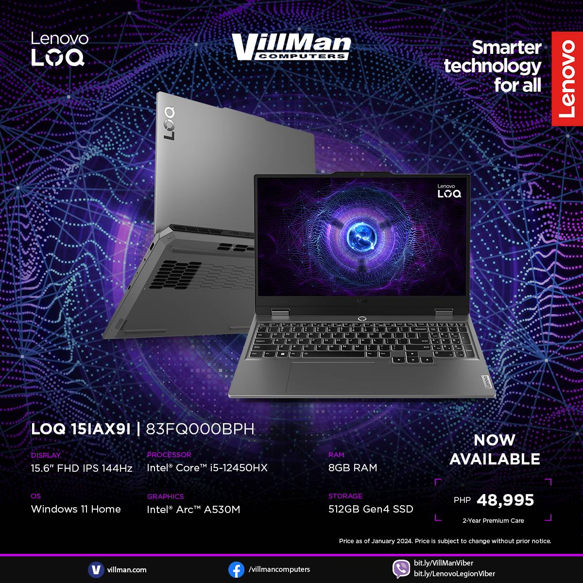 VillMan - Elevate your gaming experience with Lenovo LOQ...