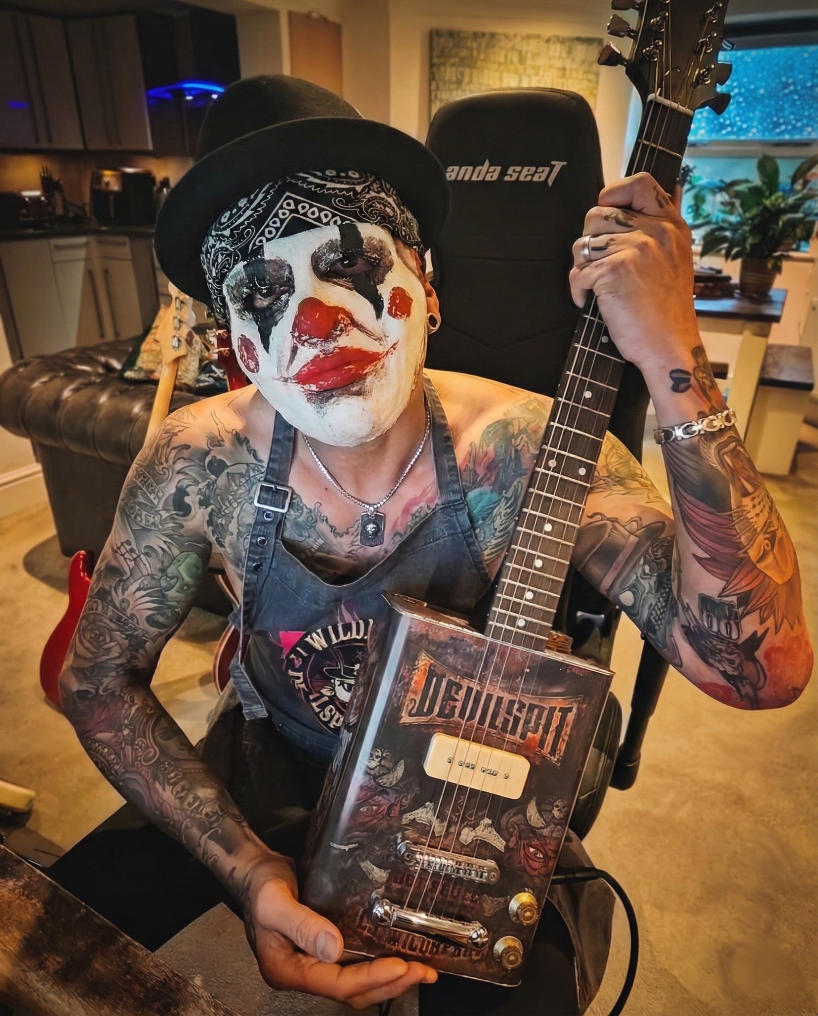 CJ - Working on a new song called 'DIVA' today. It's a very punk ...