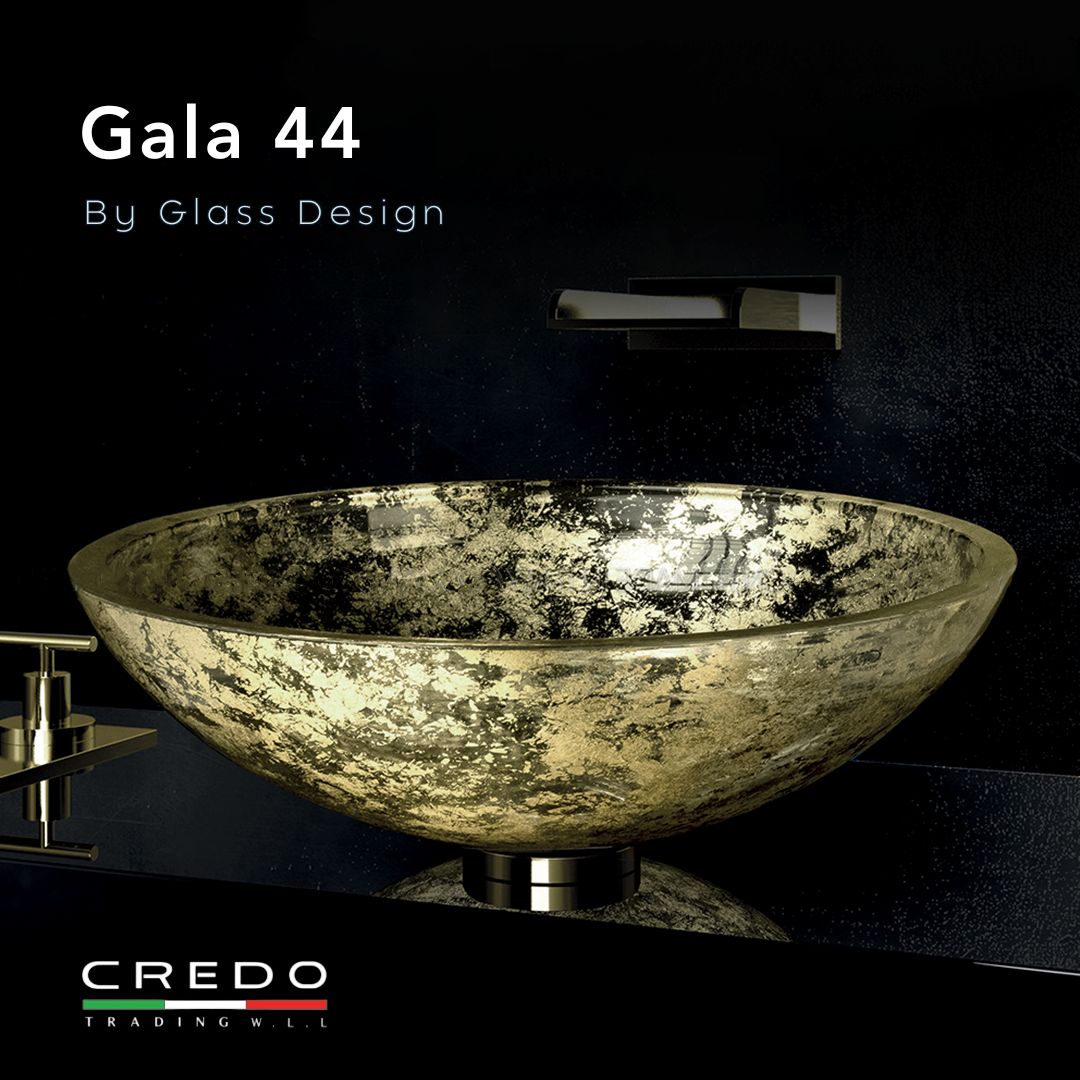 Credo Trading - The Gala 44 countertop washbasin by Glass...