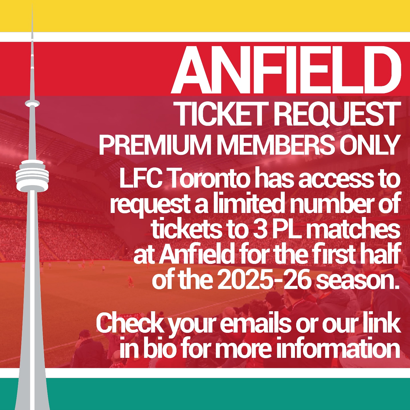 OLSC - We’re excited to announce the first of two Anfield ticket ...