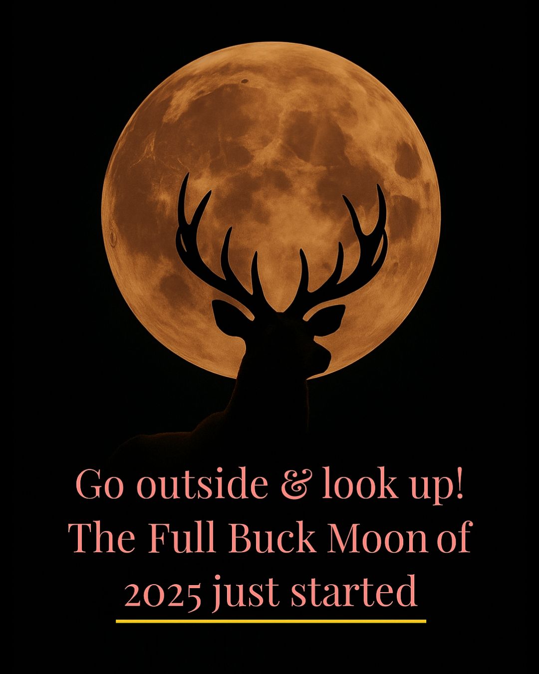 The Full Buck Moon of 2025 Has... - Cosmos Stargazers | Facebook