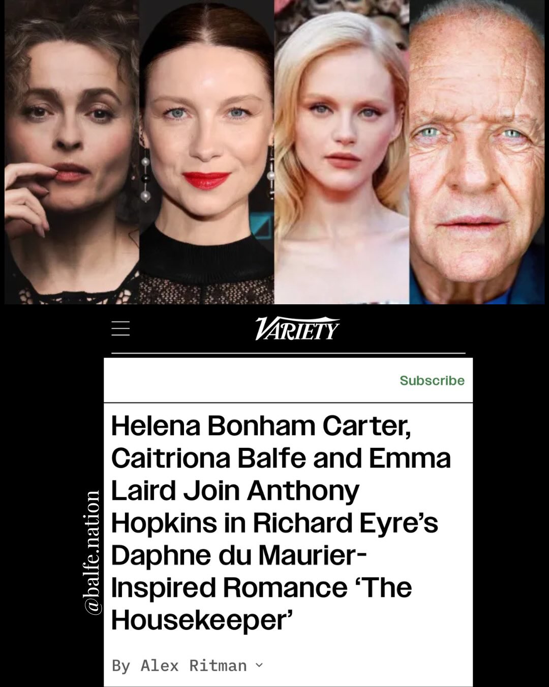 Balfe Nation - Caitríona Balfe to star in the lead role of... | Facebook