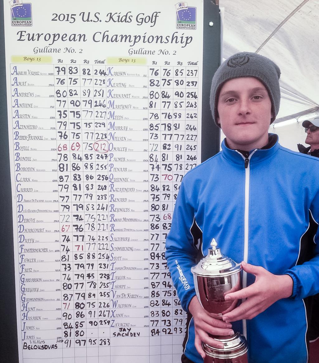 Silkeborg Golfklub - Hattrick til Rasmus Bofill Rasmus vinder US Kids ...