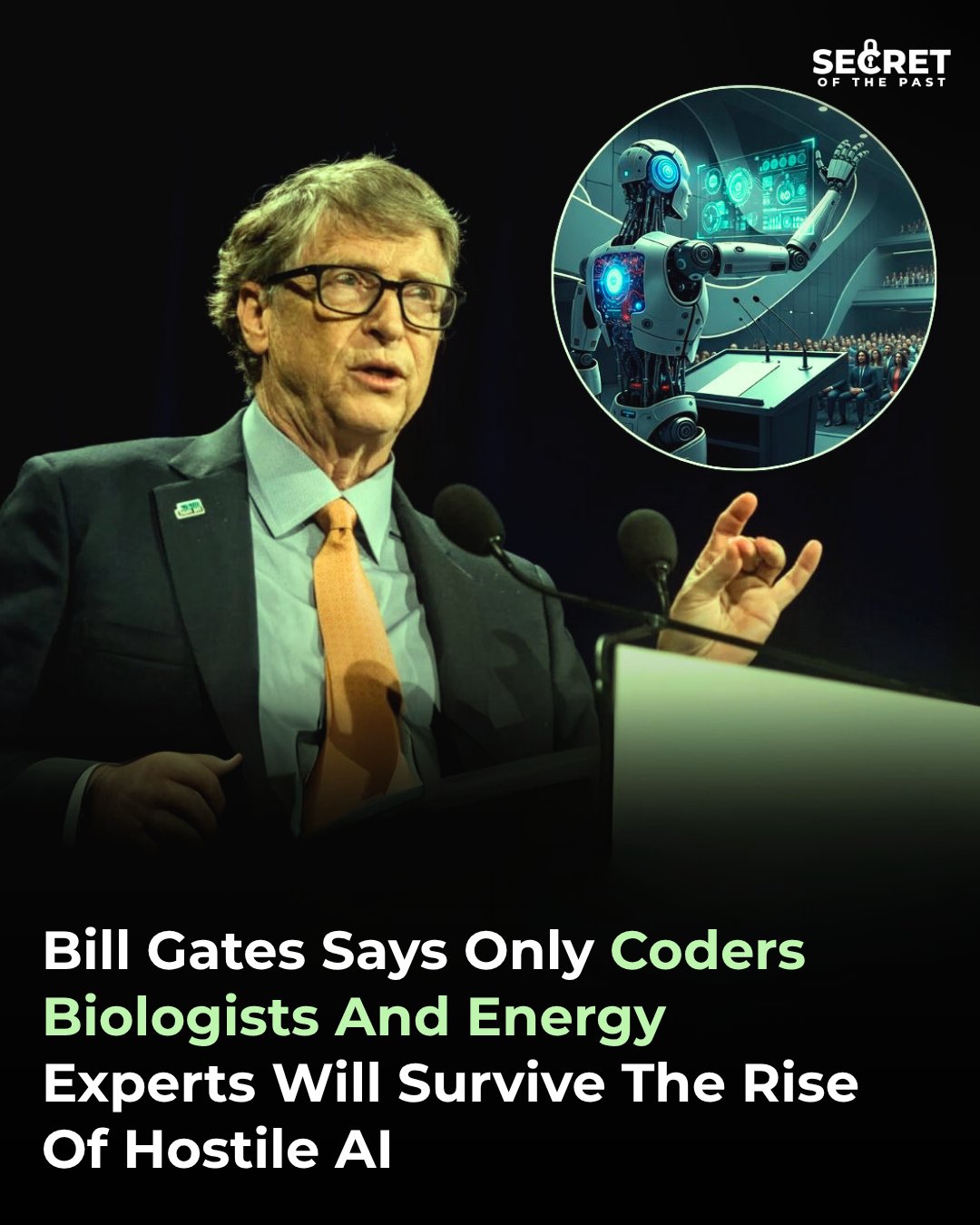 Secrets - Bill Gates warns AI could make many jobs obsolete! In a ...