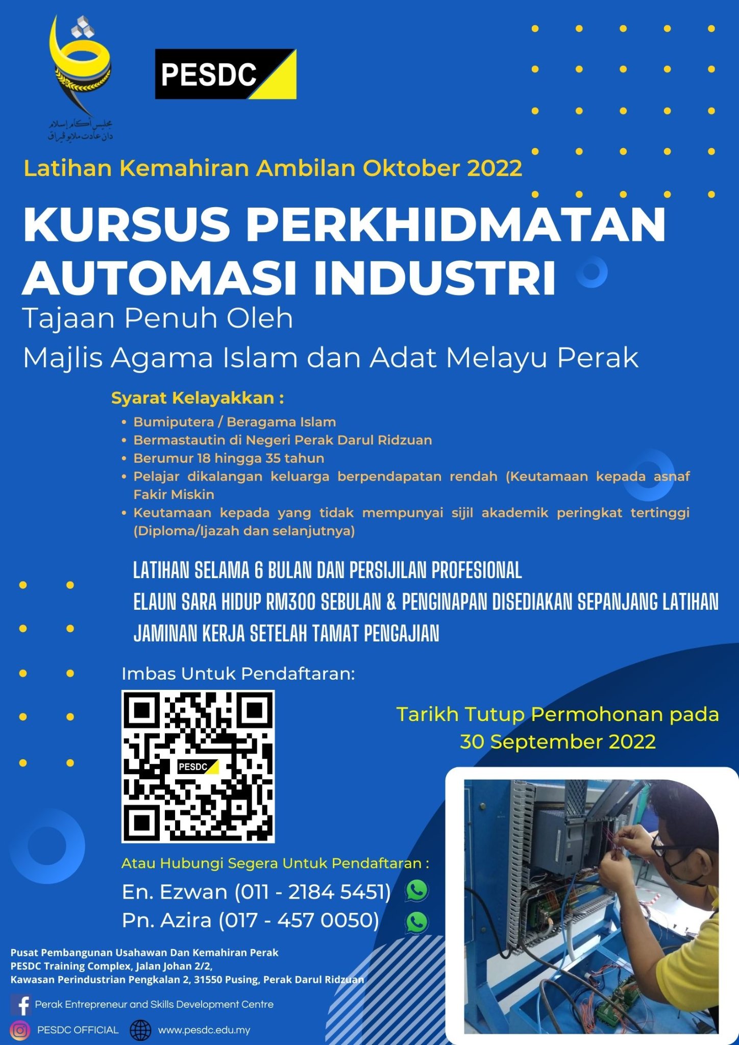 PENGUMUM... - Perak Entrepreneur and Skills Development Centre