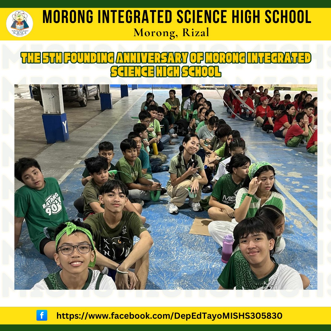 DepEd Tayo Blue Rizal - Morong Integrated Science High School added a ...