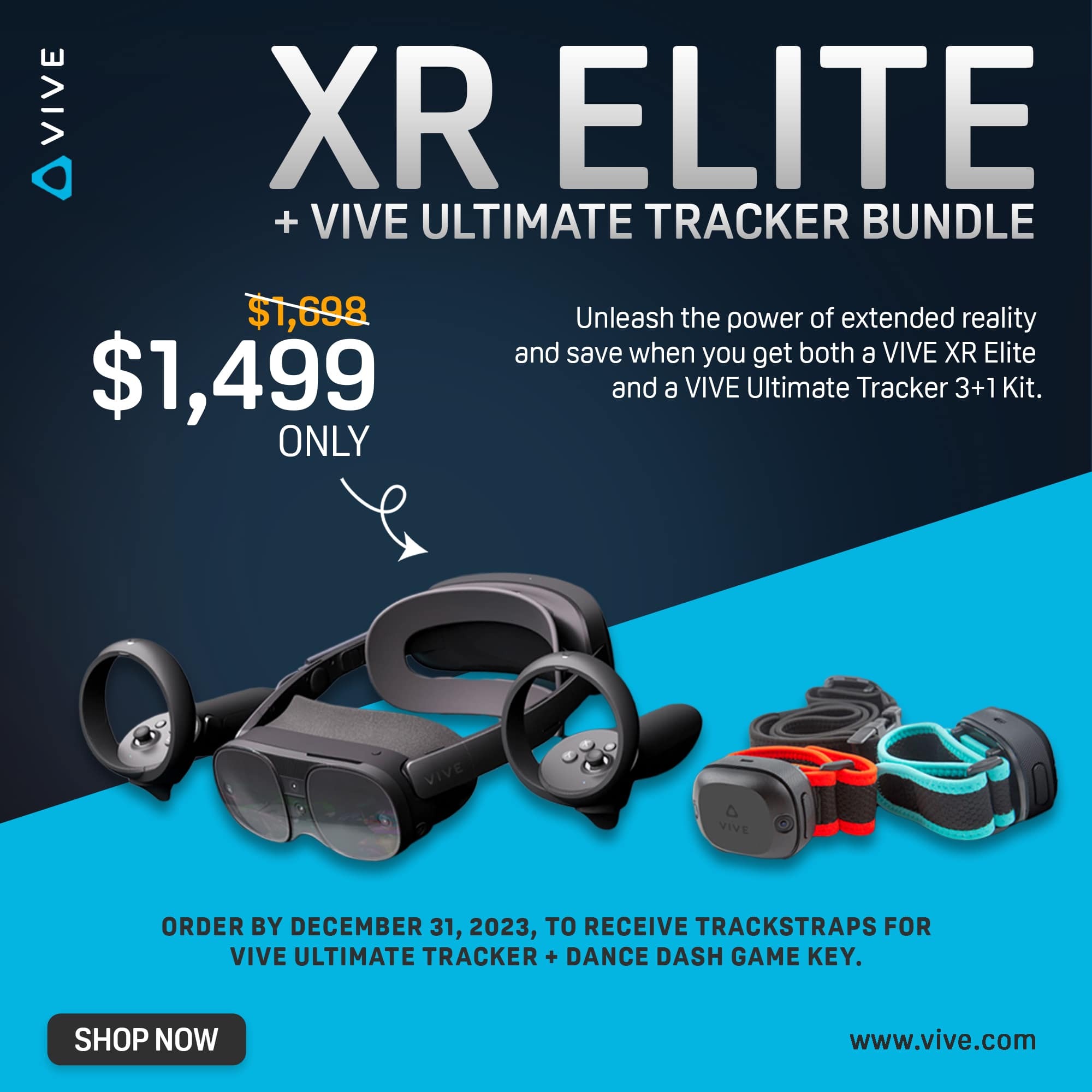 Hurry! Just a few days remain to grab our VIVE Ultimate Tracker 3+ 
