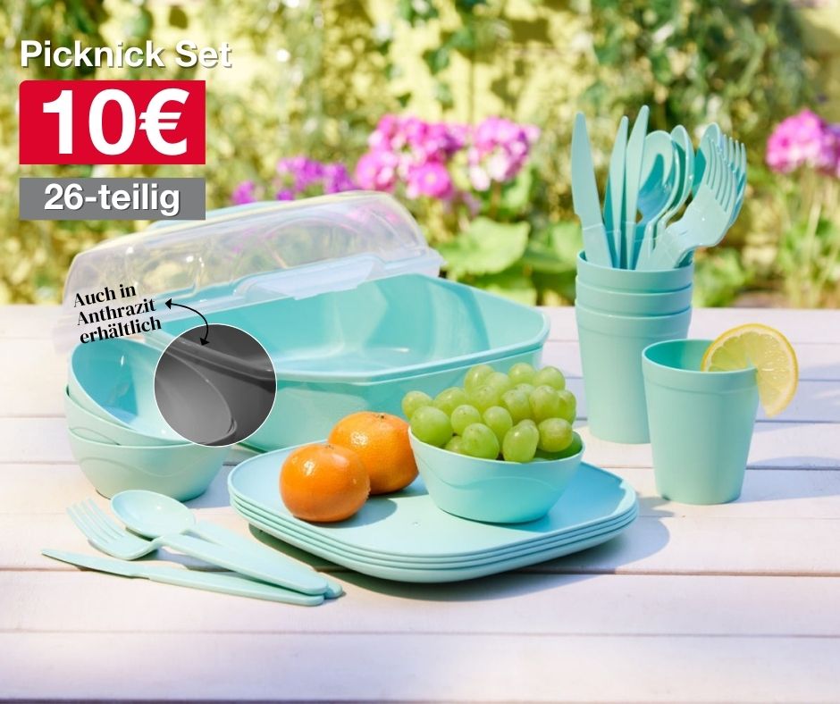 Woolworth - 🏞️🍴 Mach dein Picknick zum Highlight mit unserem stilvollen Picknick Geschirr Set! Egal ob im Park, am Strand oder im Garten