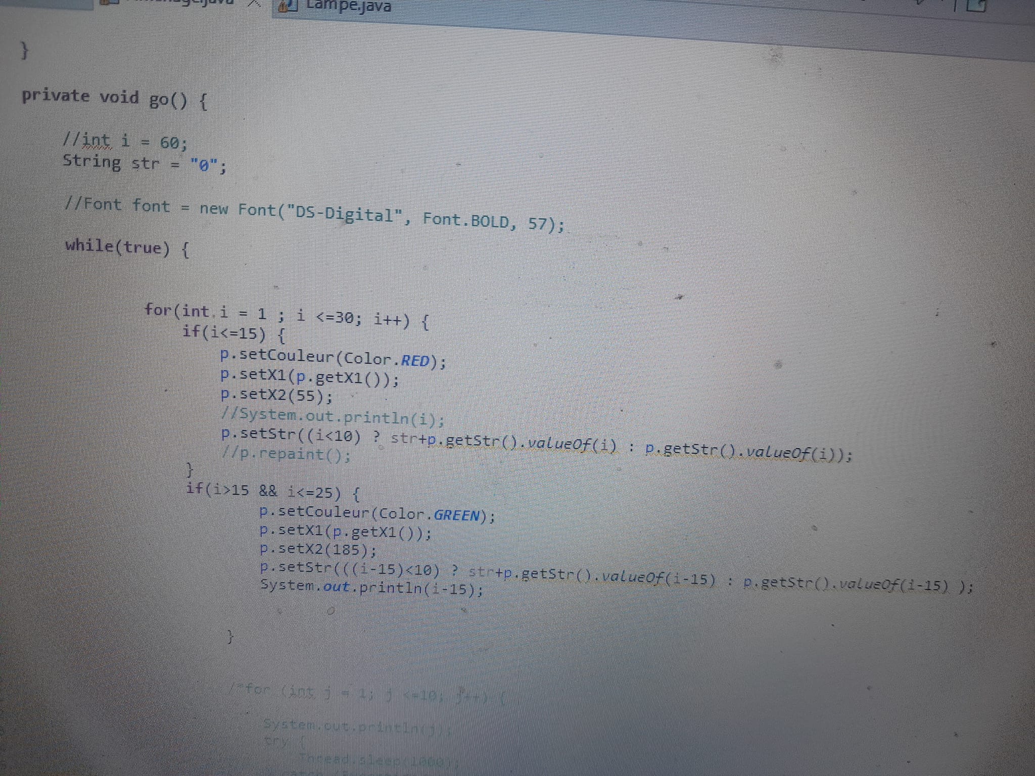 Programmation en JAVA