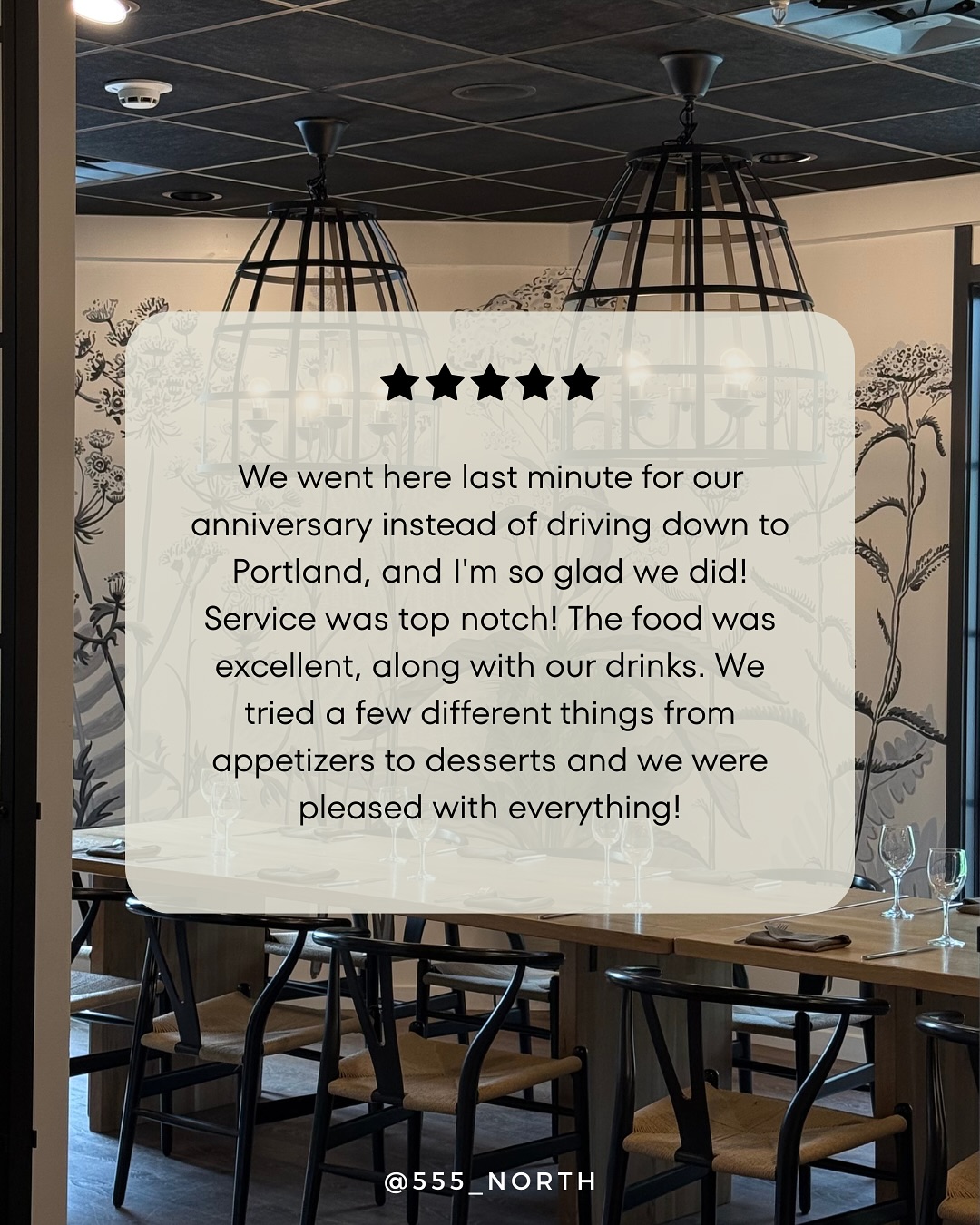 555 North - Nothing makes us happier than hearing from... | Facebook