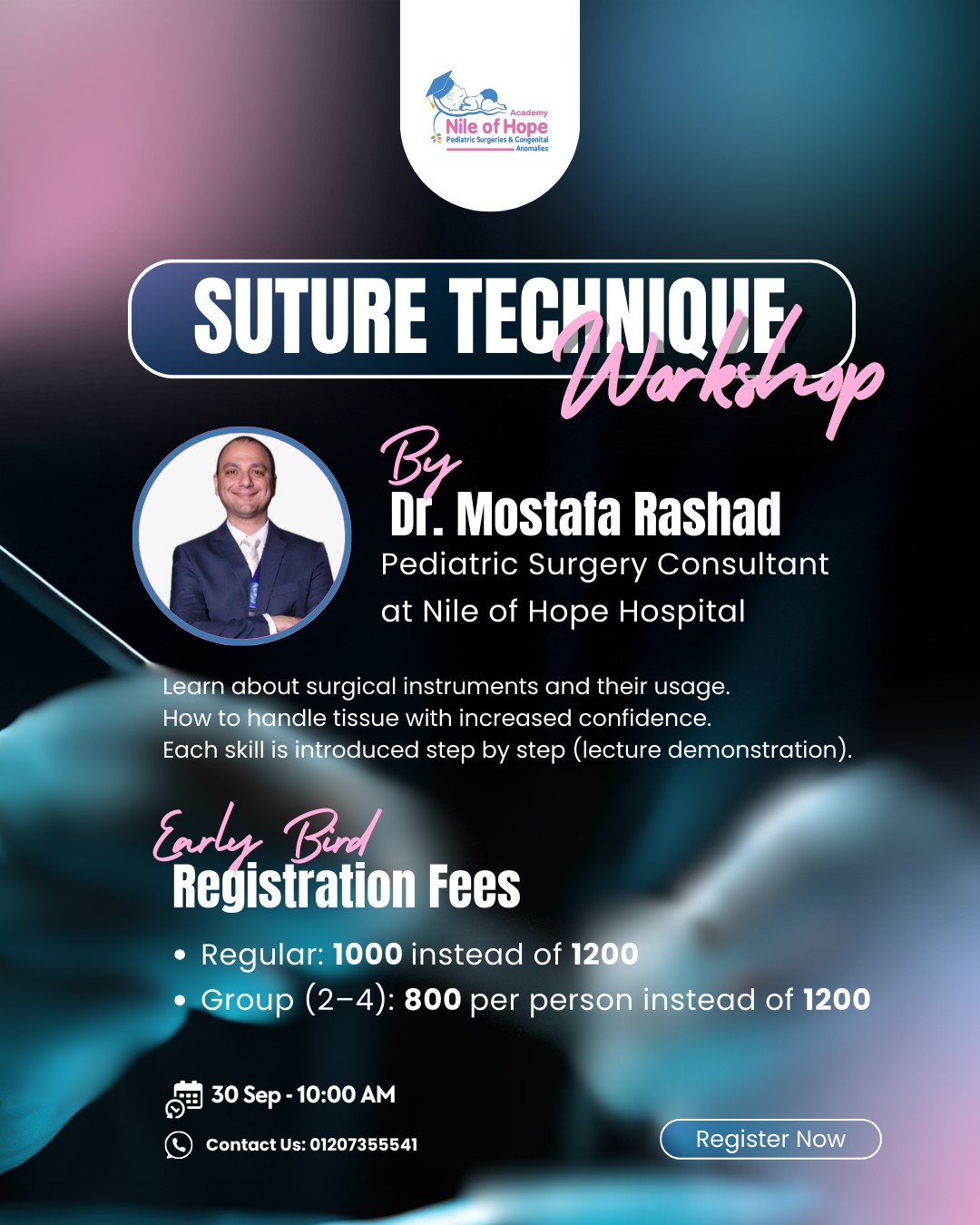 Nile - Nile of Hope Academy is organizing a Surgical Suturing ...