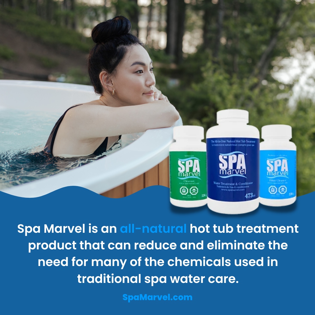Spa Marvel Traitement Et Conditionneur D'eau - À Base D'enzymes, Réduit L'usage De Produits Chimiques, Efficace 3 Mois