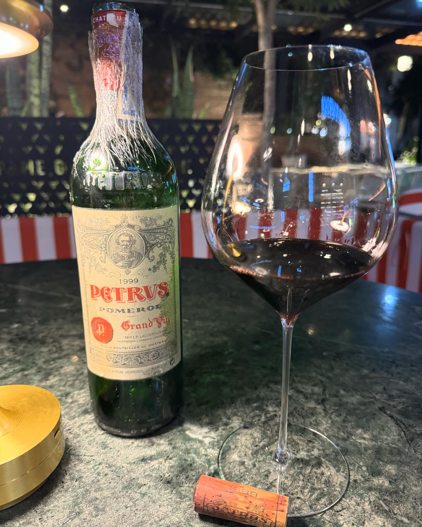 Petrus 1999 .. One of the best wine in the world ( not for sale 