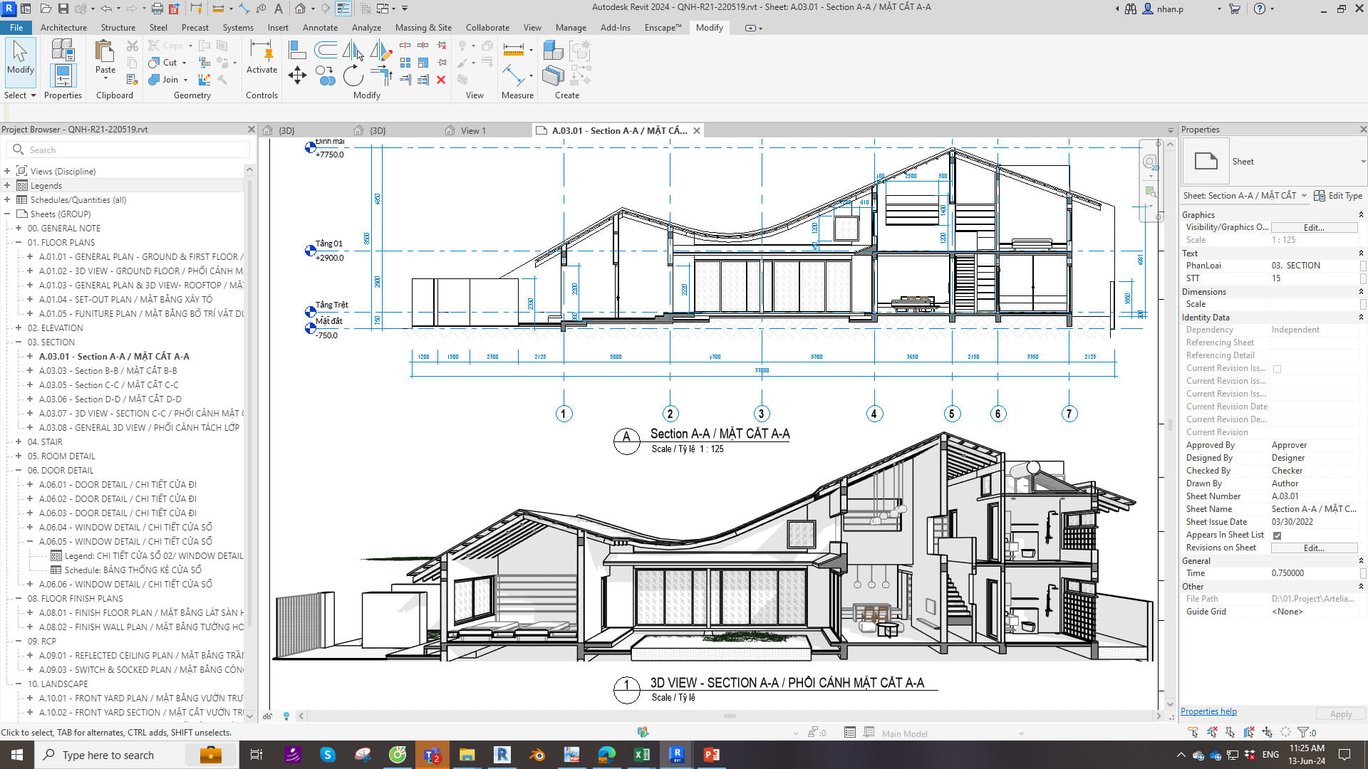 Infinity Revit - Chiều nay mình mở file dự án cũ để lấy... | Facebook