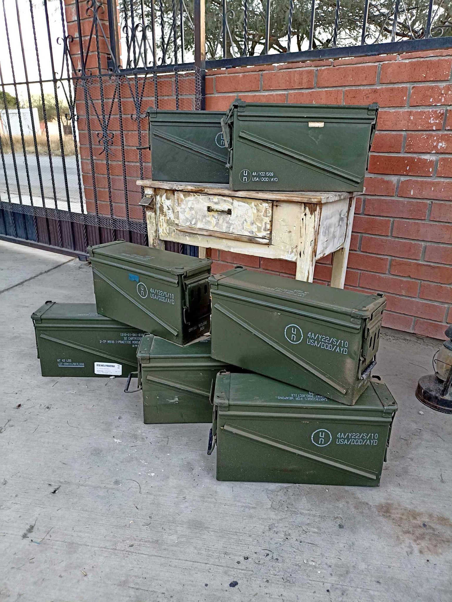 Cajas herramientas (Army) jeep de lámina inf por inbox o Whats [hidden ...