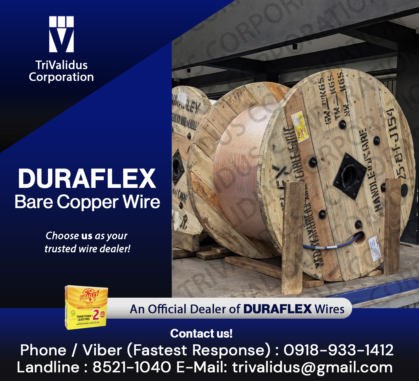 Bar... - TriValidus Corporation - Electrical Cable/Wire Dealer | Facebook