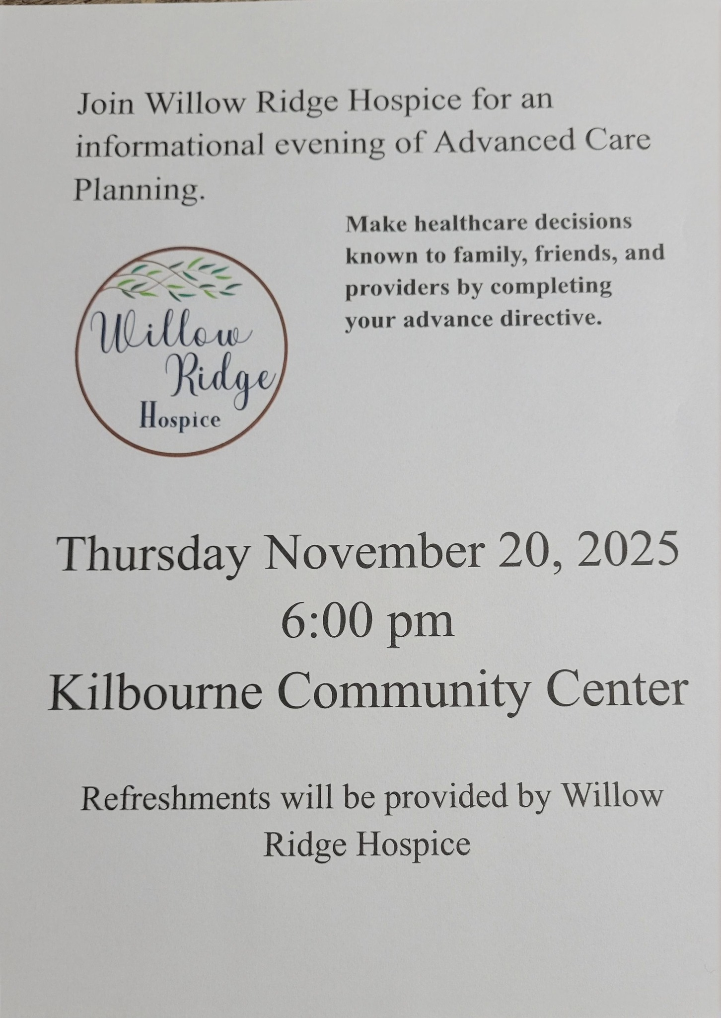 Willow Ridge Hospice | Havana IL