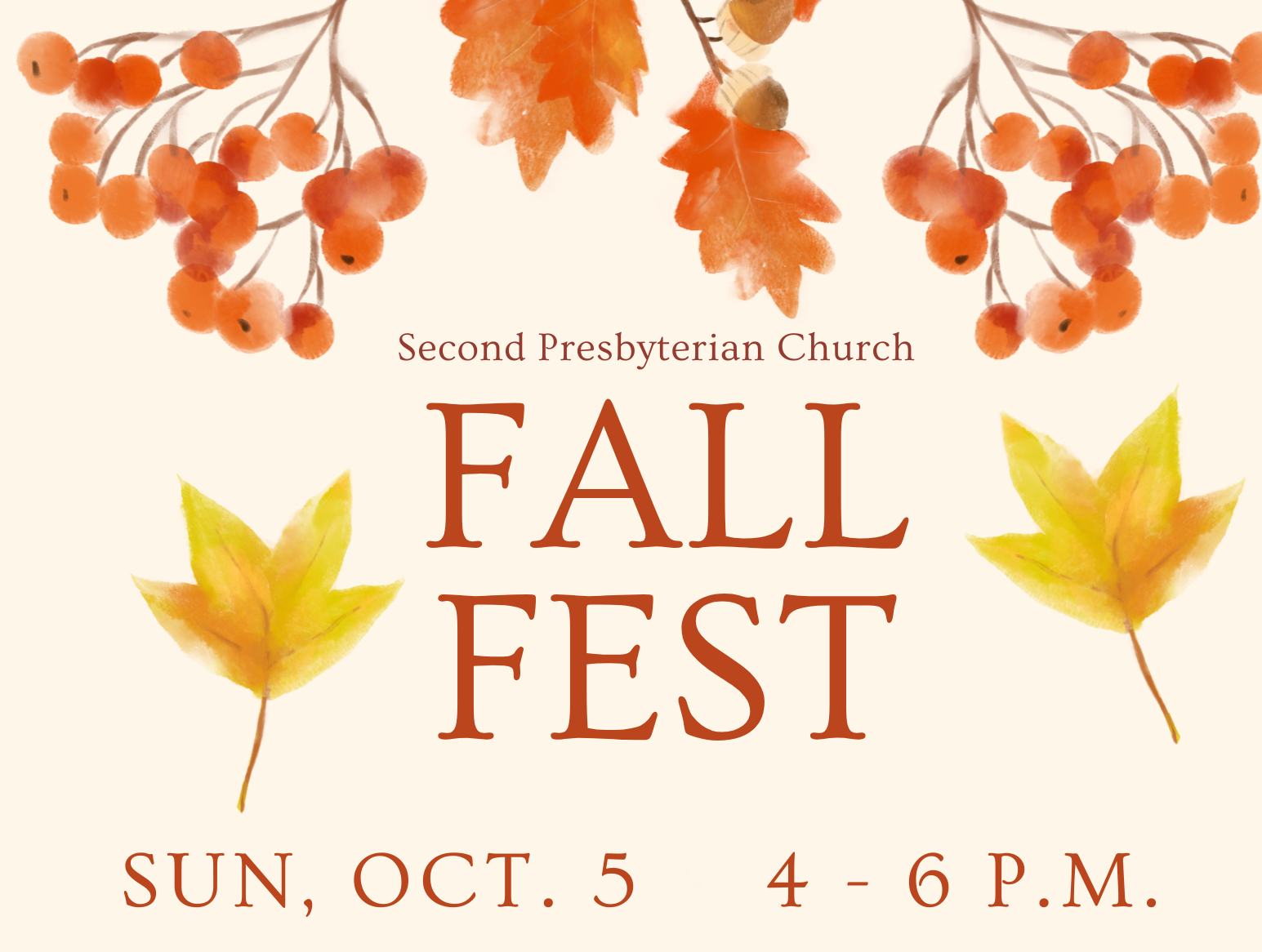 Fall Fest at Second Pres