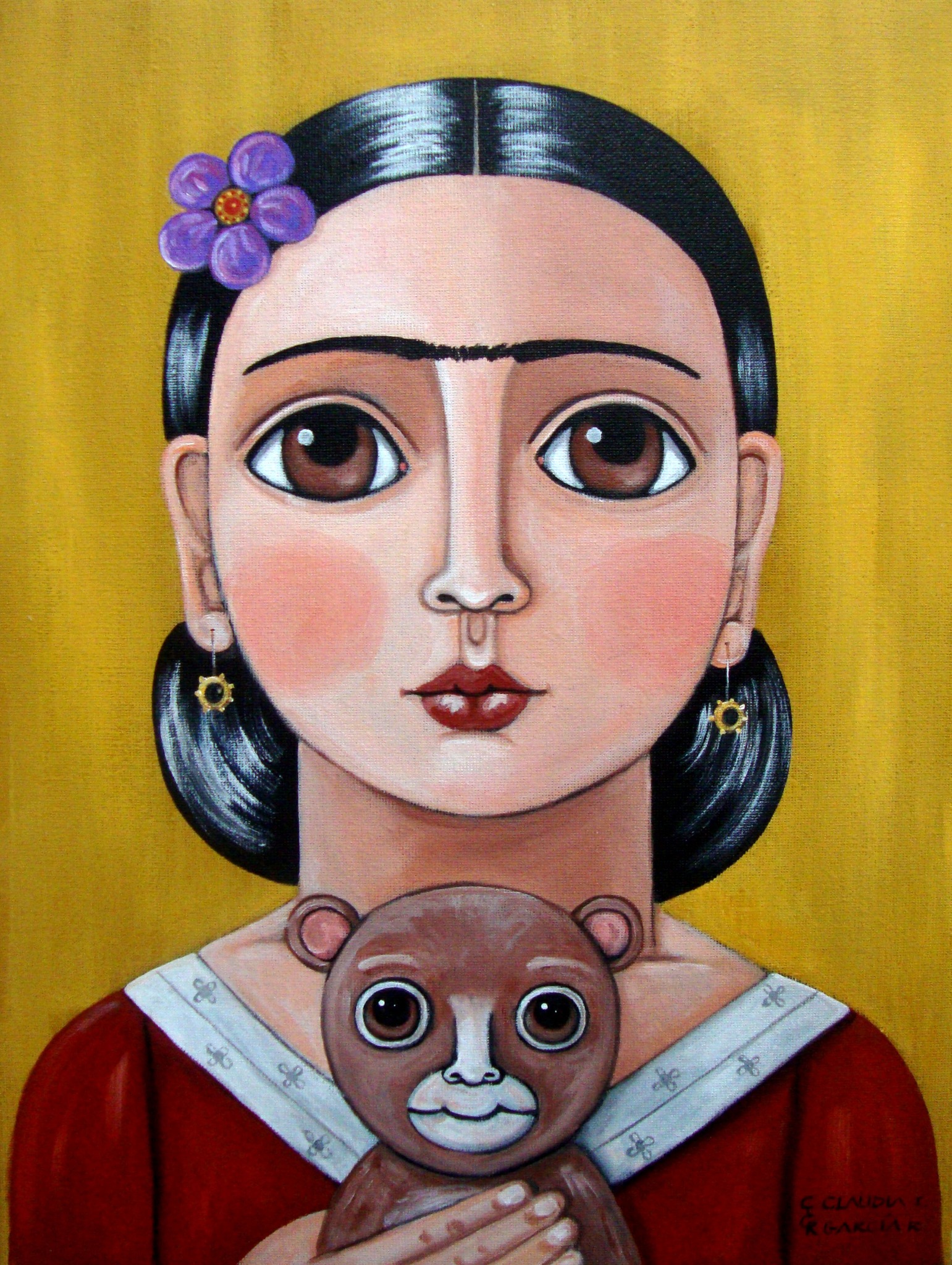 Frida Kahlo Autorretrato Con Un Mono 1938 Frida Kahlo Poster