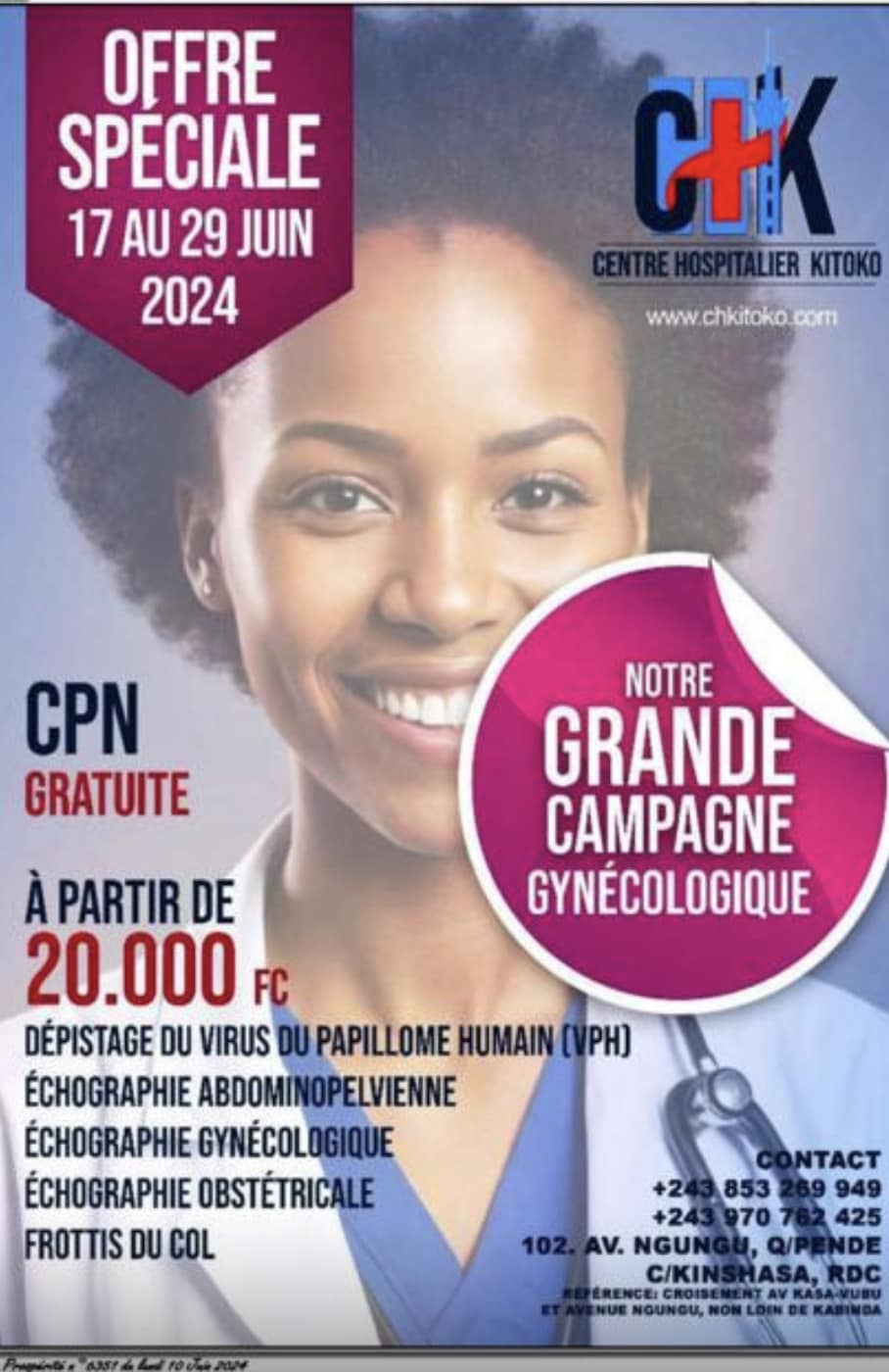 Centre Hospitalier Kitoko | Kinshasa