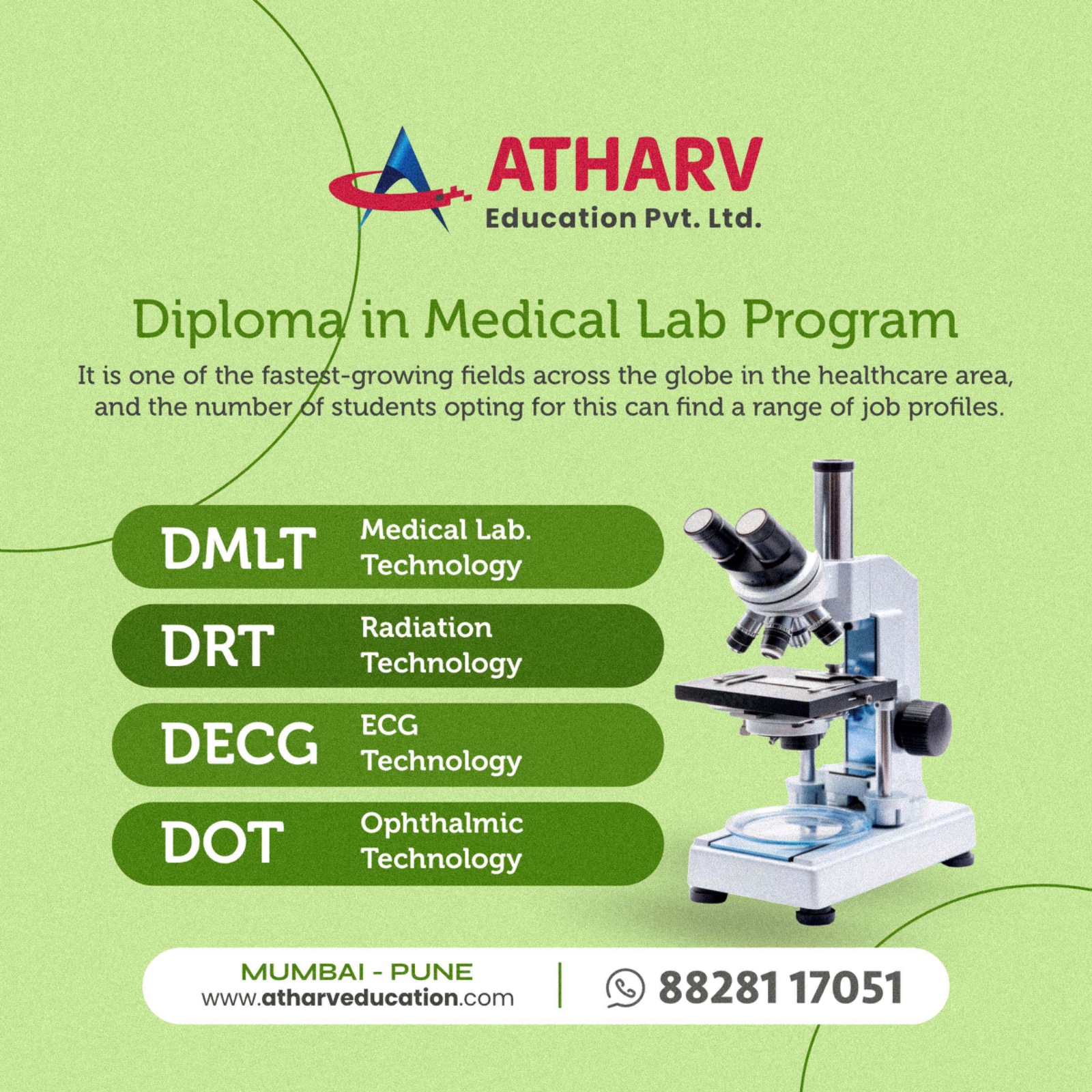 Atharv - Admission open in paramedical courses #paramedical #medical # ...