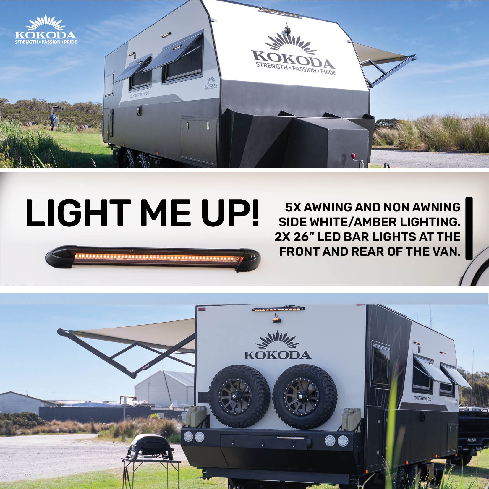 Kokoda Caravans - You can light up the Counterstrike C196...
