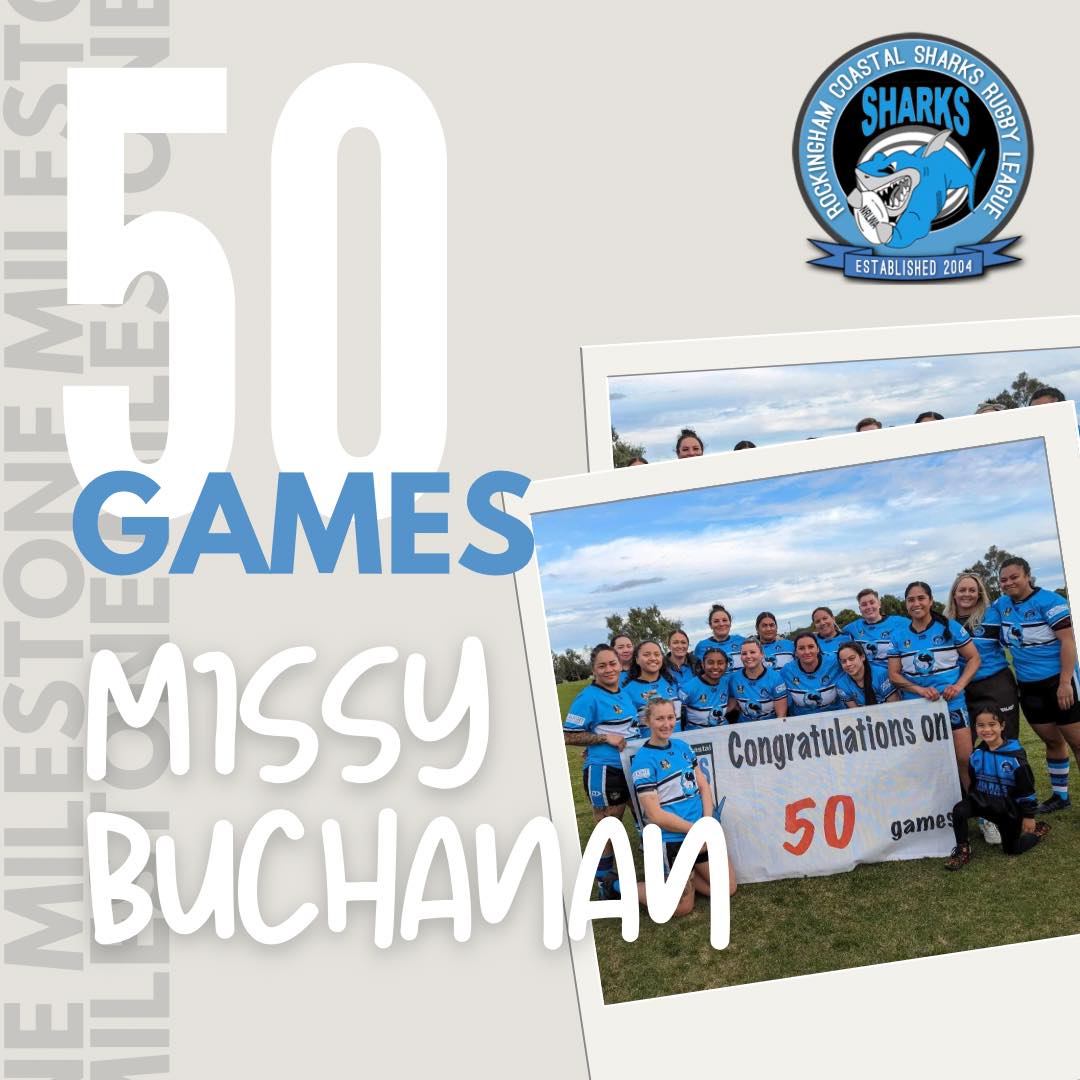50 GAMES MILESTONE 🏅... - Rockingham Sharks Rugby League | Facebook