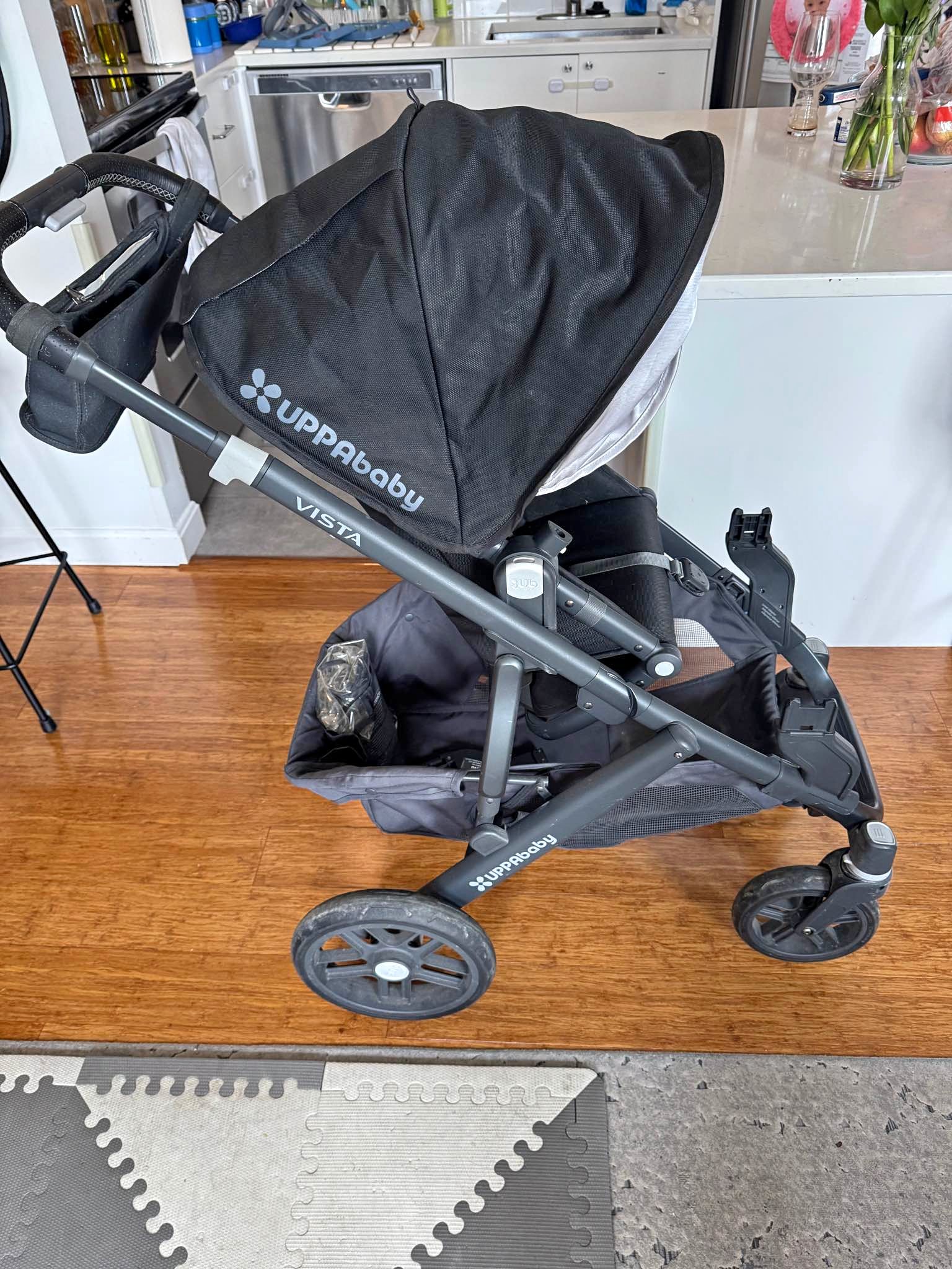 win uppababy vista V2 Stroller/Convertible Single-to-Double System/Bassinet, Toddler Seat, Bug Shield, Rain Shield, and Storage Bag Included/Lucy (Rosewood Mélange/Carbon Frame/Saddle Leather) : Baby form fitted bearings OKUMA 10'6