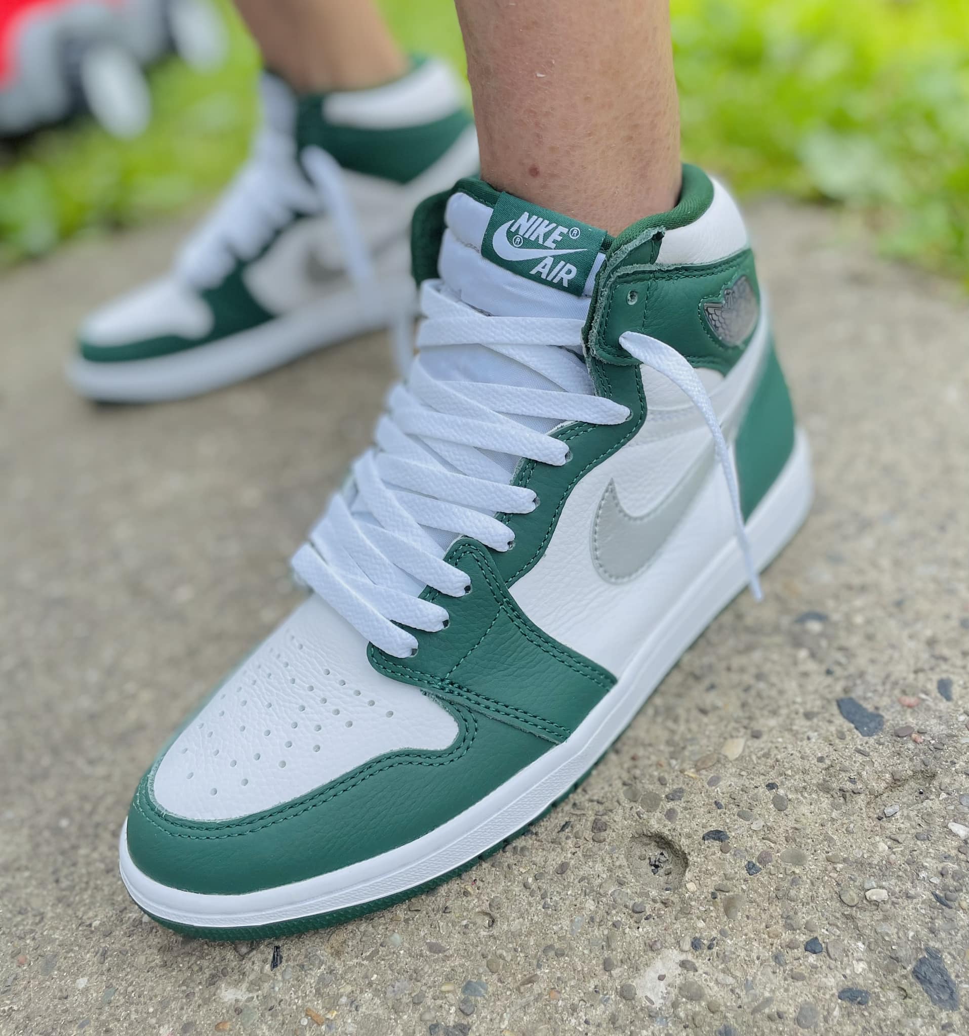 Jordan 1 High OG “Gorge Green” ⚪️?⚪️ #jsfordays