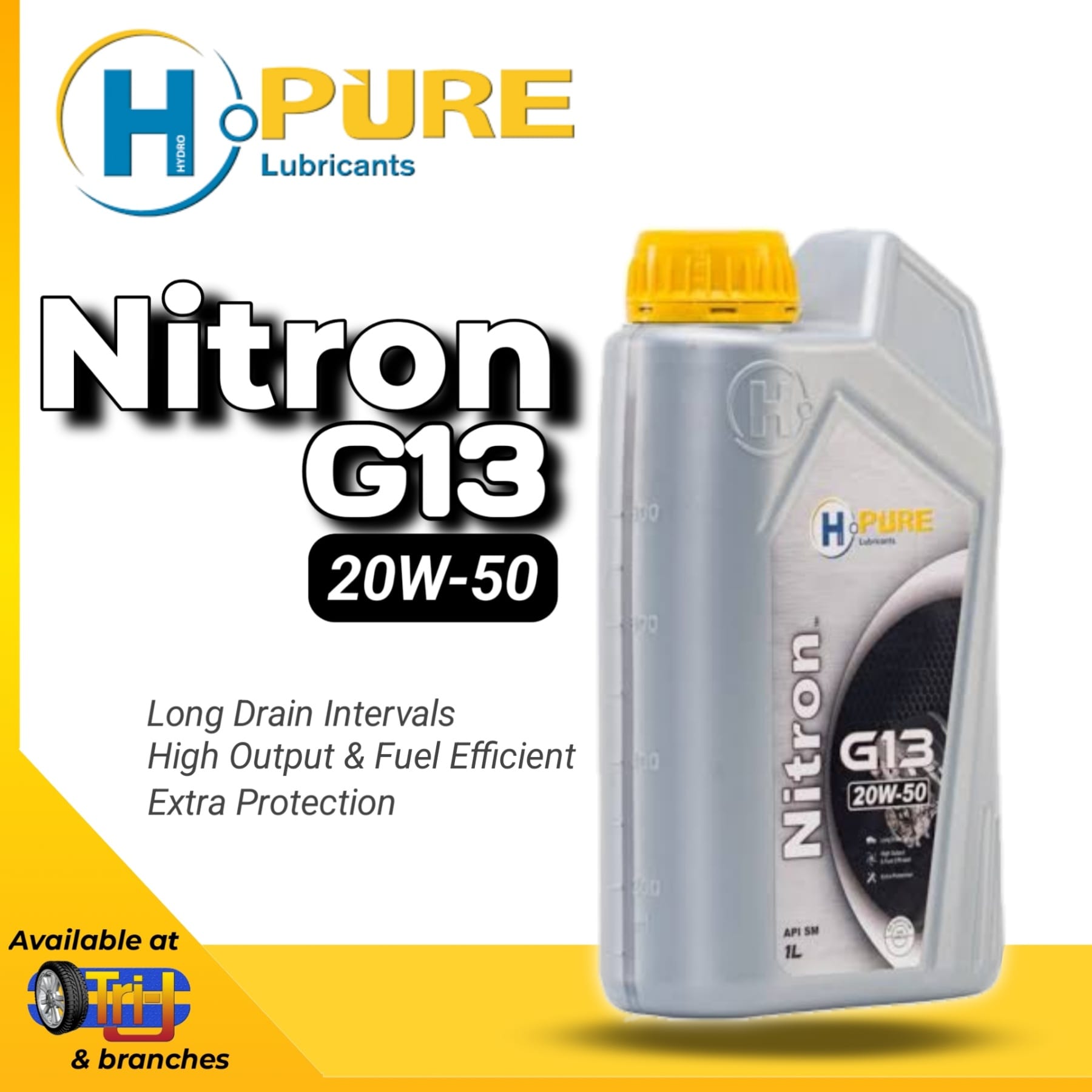 HYDRO PURE NITRON G13 20W-50 Nitron G13 engine oil is a new 