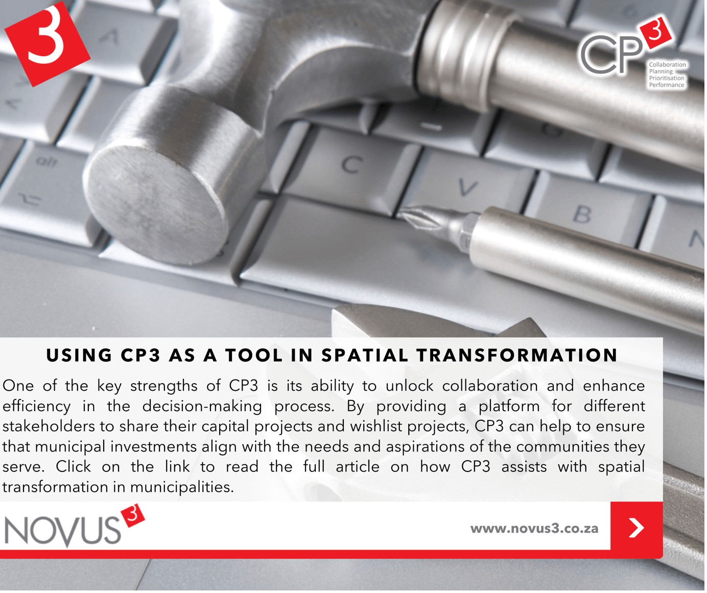 Novus3 - How can CP3 , assist as a tool in spatial transformation in ...