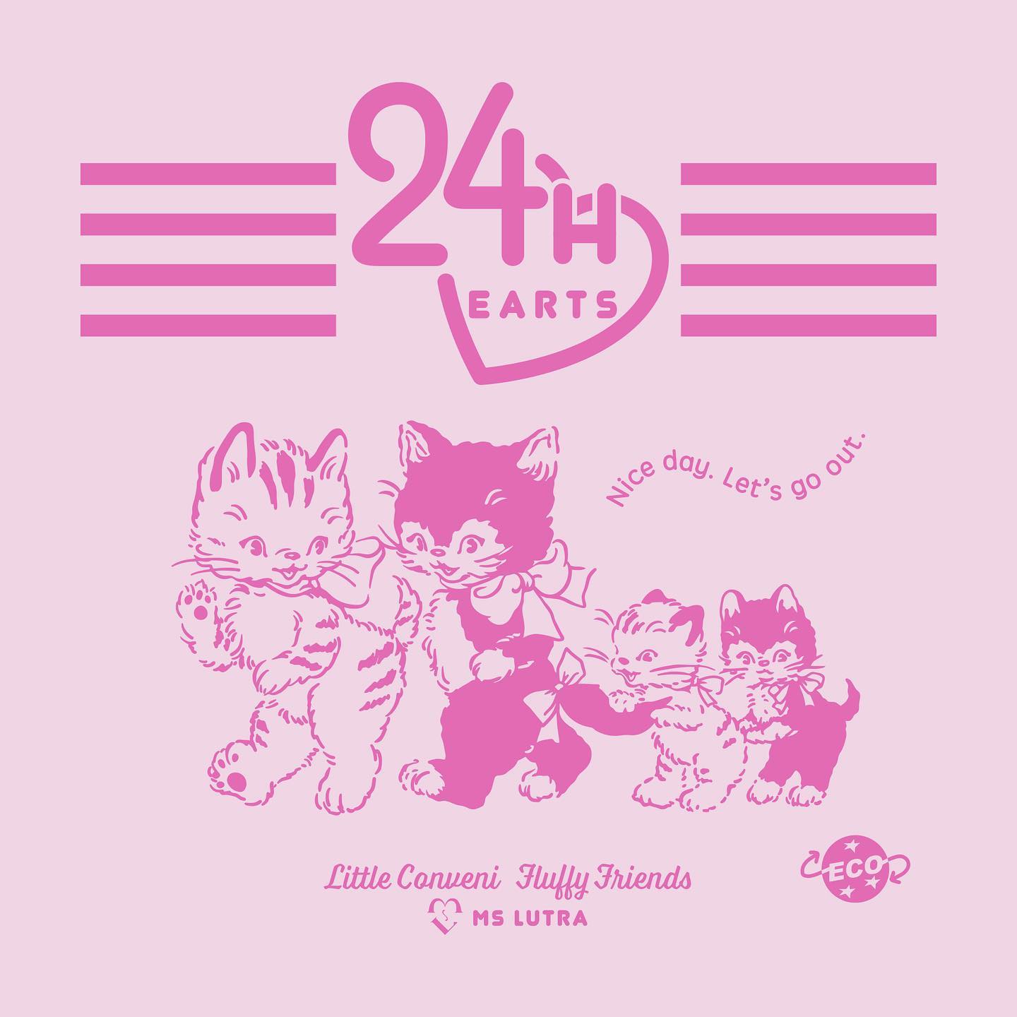 Ms Lutra Cat Family Mart 19 イラストレーター Illustration デジタルイラスト キャラクターデザイン アメリカン Characterdesign Japaneseillustrator Kawaii Japanillustration Kawaiianimals Kawaiiart Kawaiiartist Retroart Newretrowave