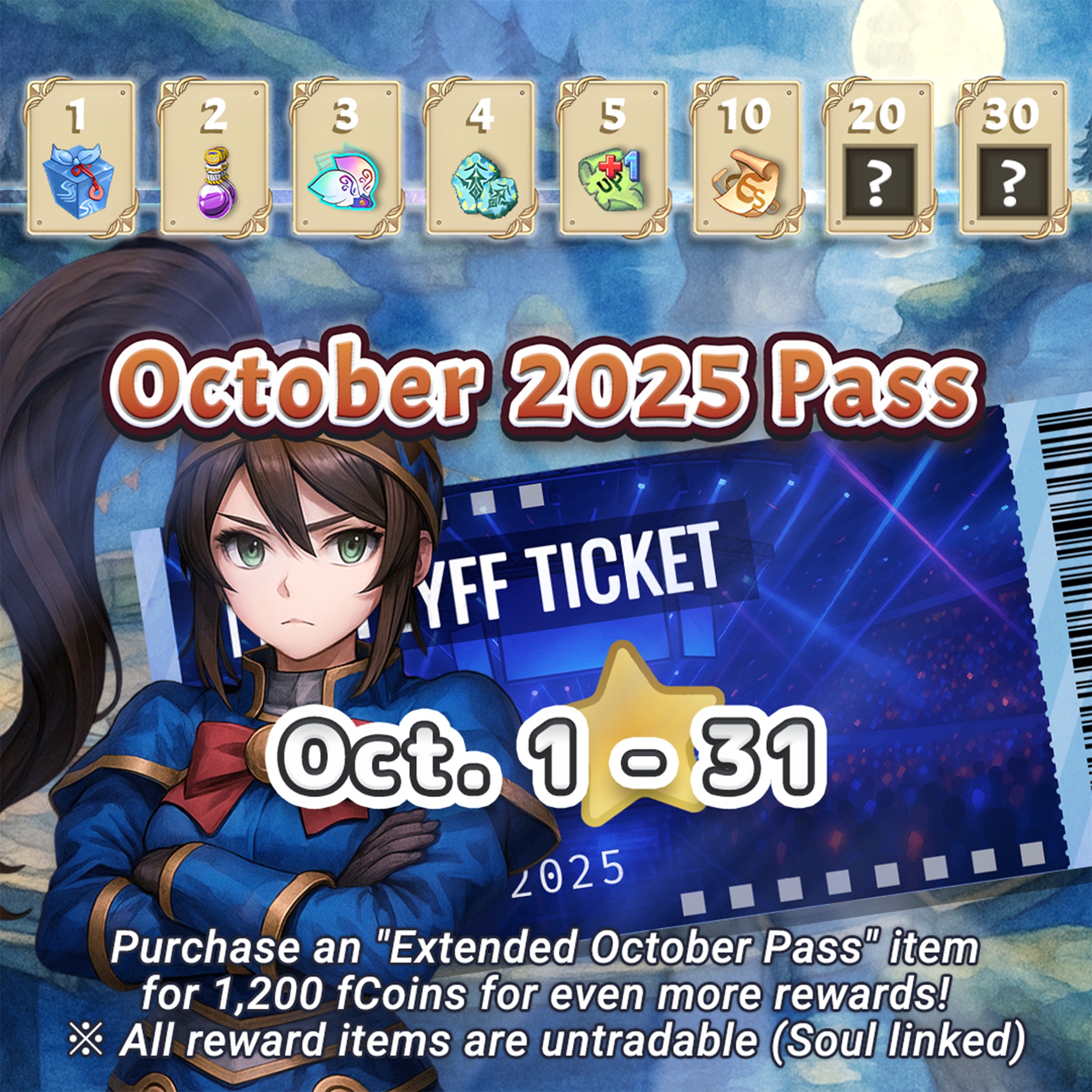 Flyff Universe - Dear Flyffers, A new pass for October... | Facebook