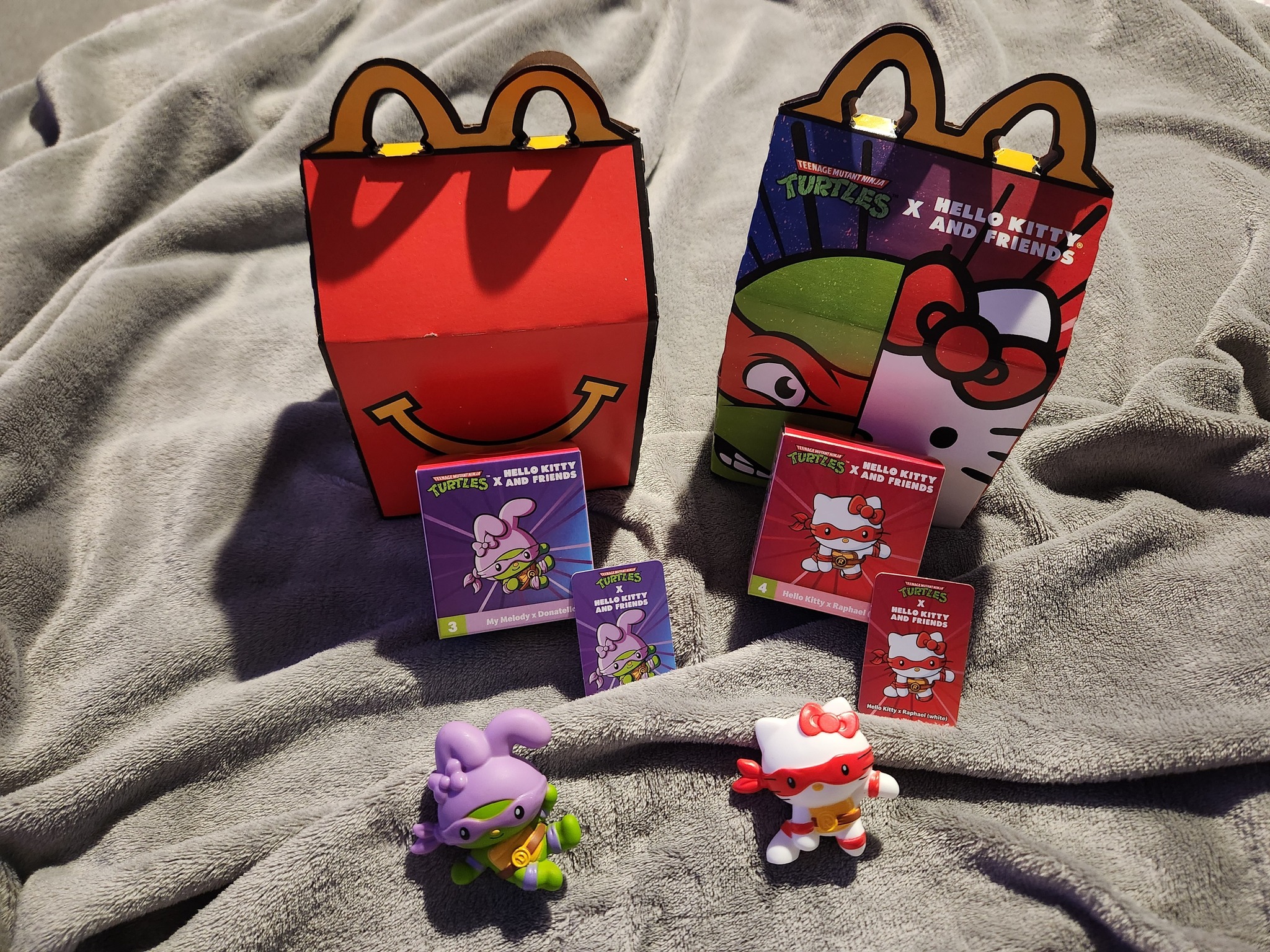 TMNT x Hello Kitty collaboration stickers